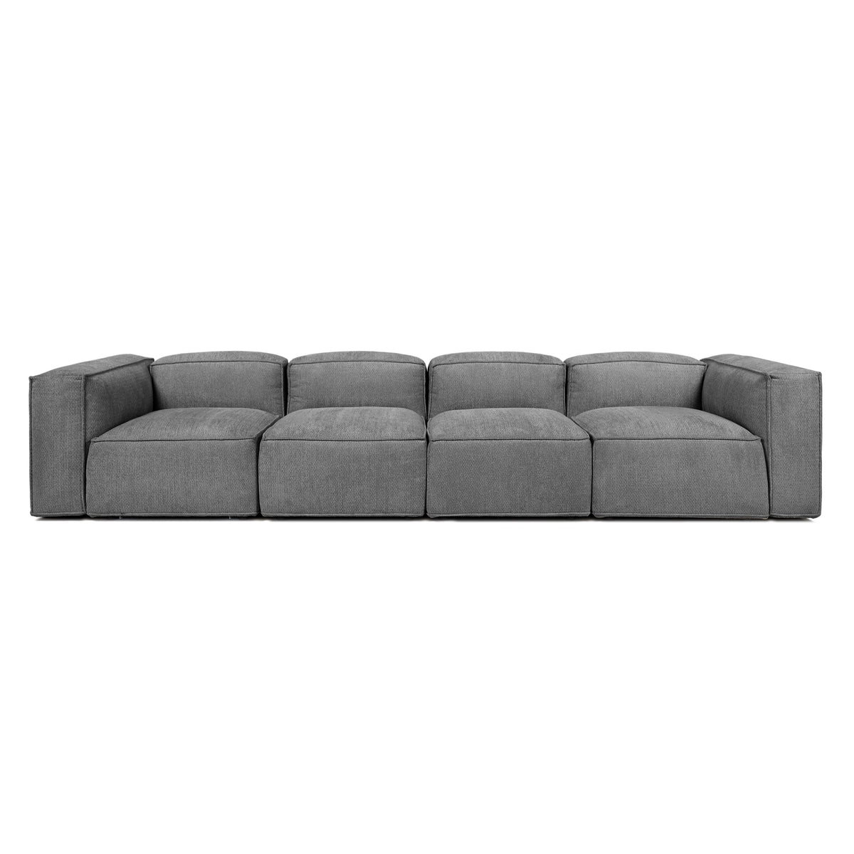 Bank voor ouderen: PINOT bank met hoge armleuningen in chenille Retro Bliss