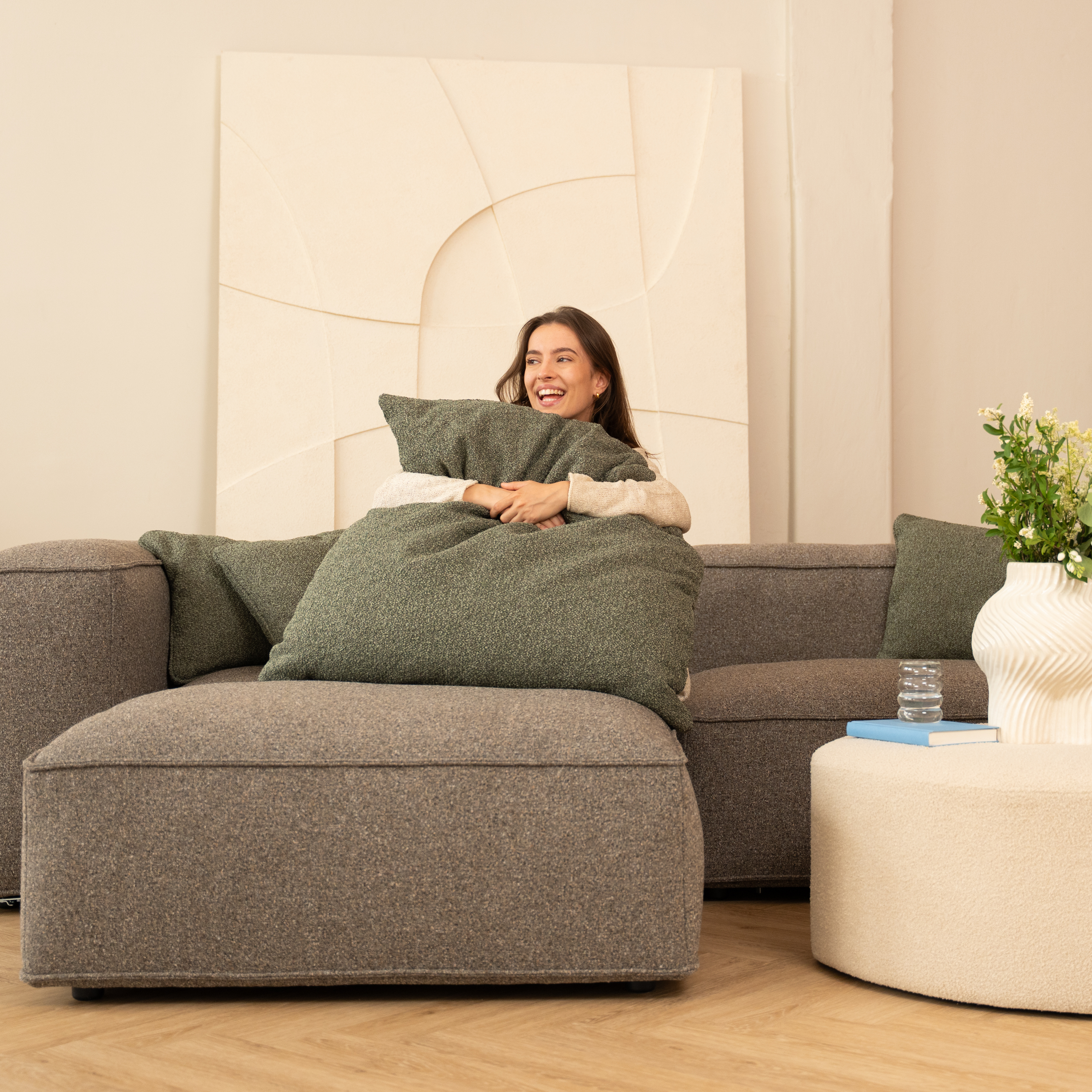 L-Corner Sofa | 5 Seater