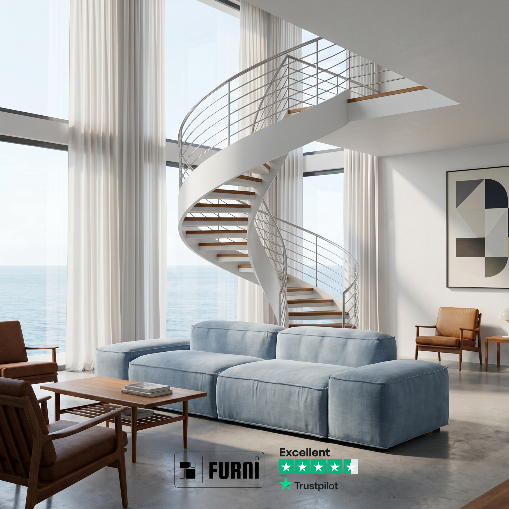Merlot Modular Sofa 3-Seater Low armrests