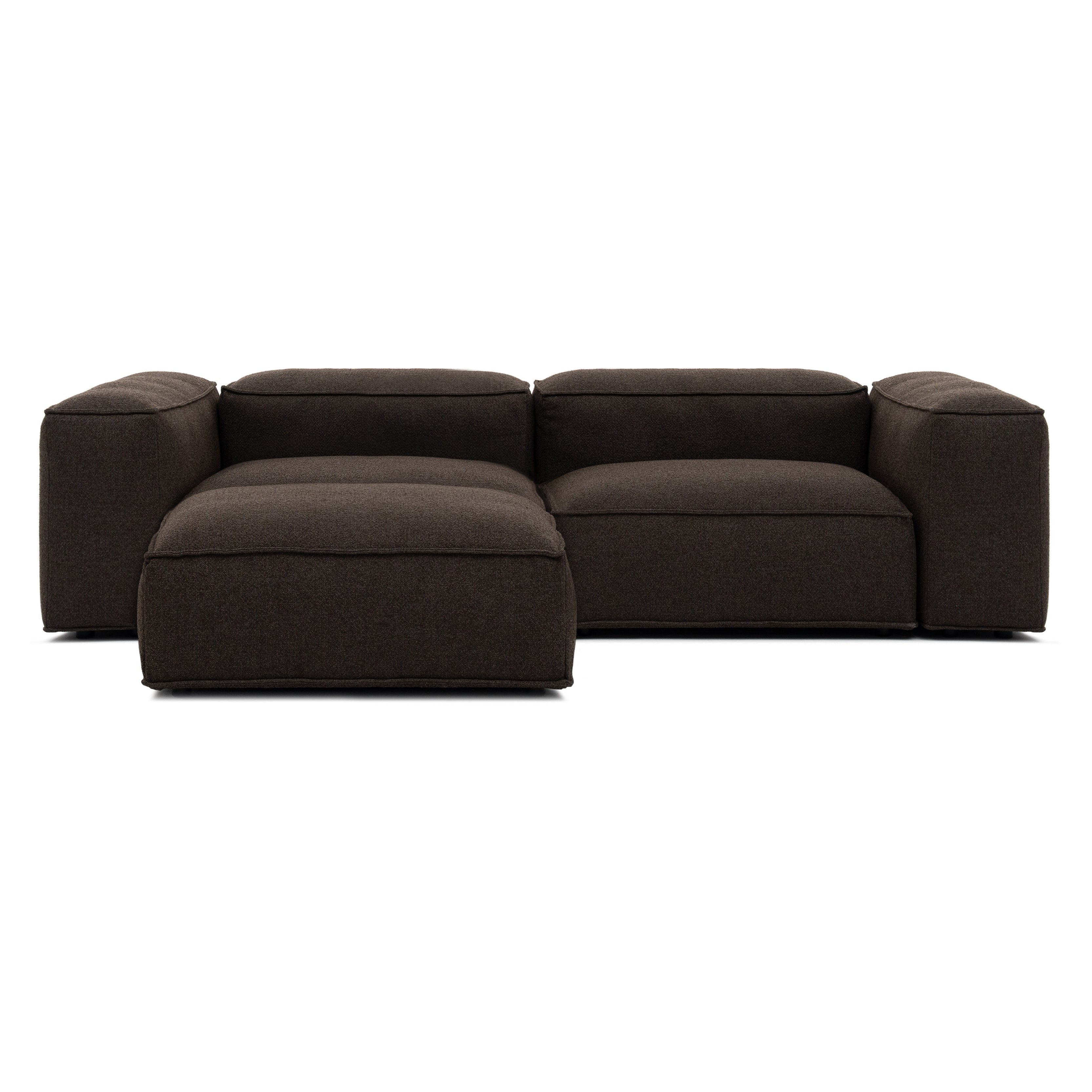 Merlot Modulares Ecksofa 3-Sitzer hohe Armlehnen