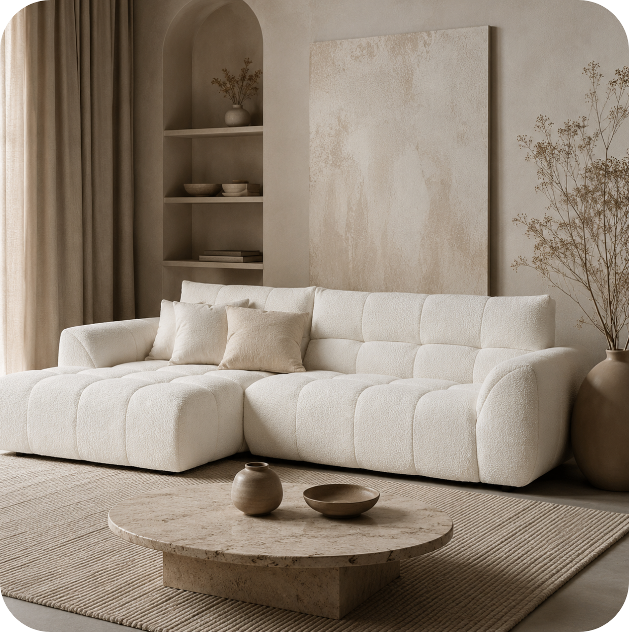 ASTI Corner Sofa 3-Seater
