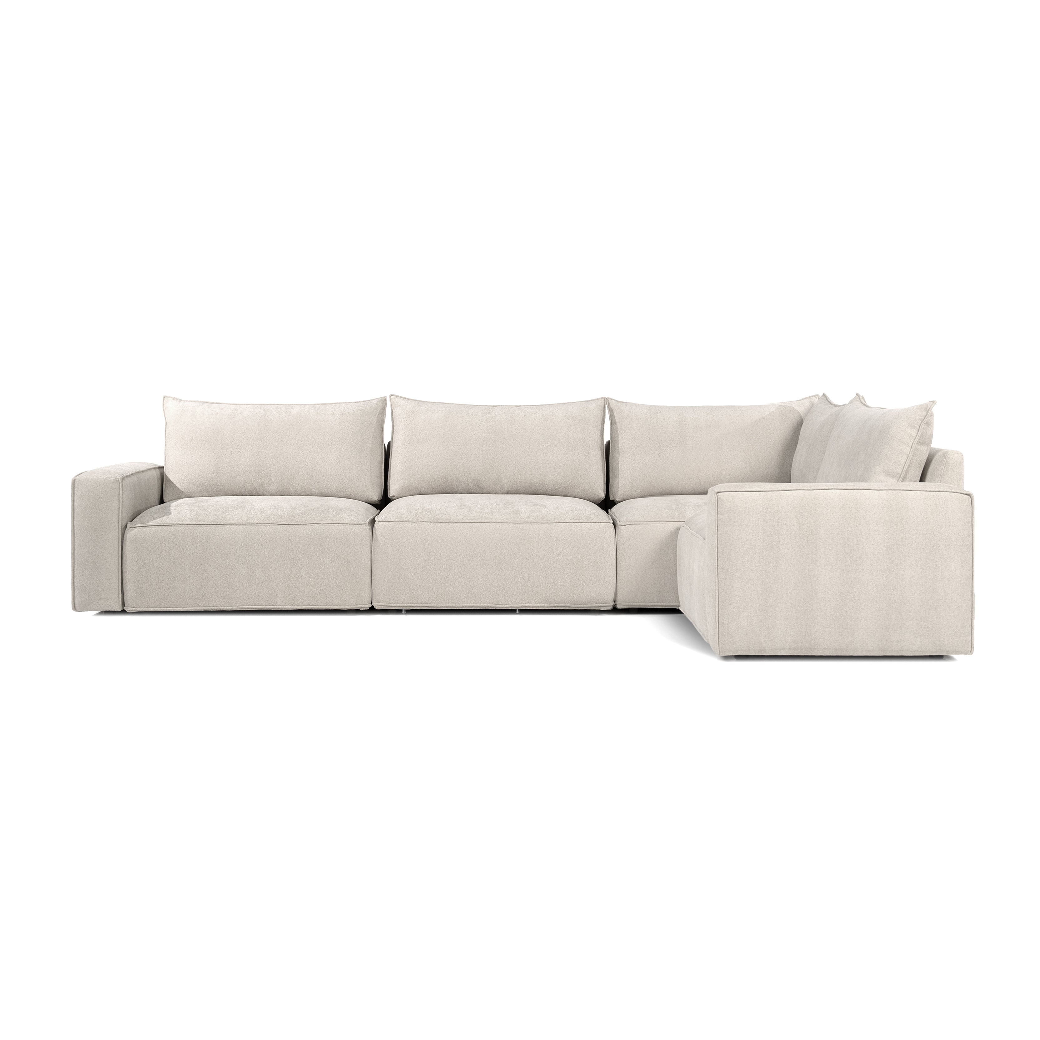 BAROLO Narożnik 4-osobowy Niskie podłokietniki