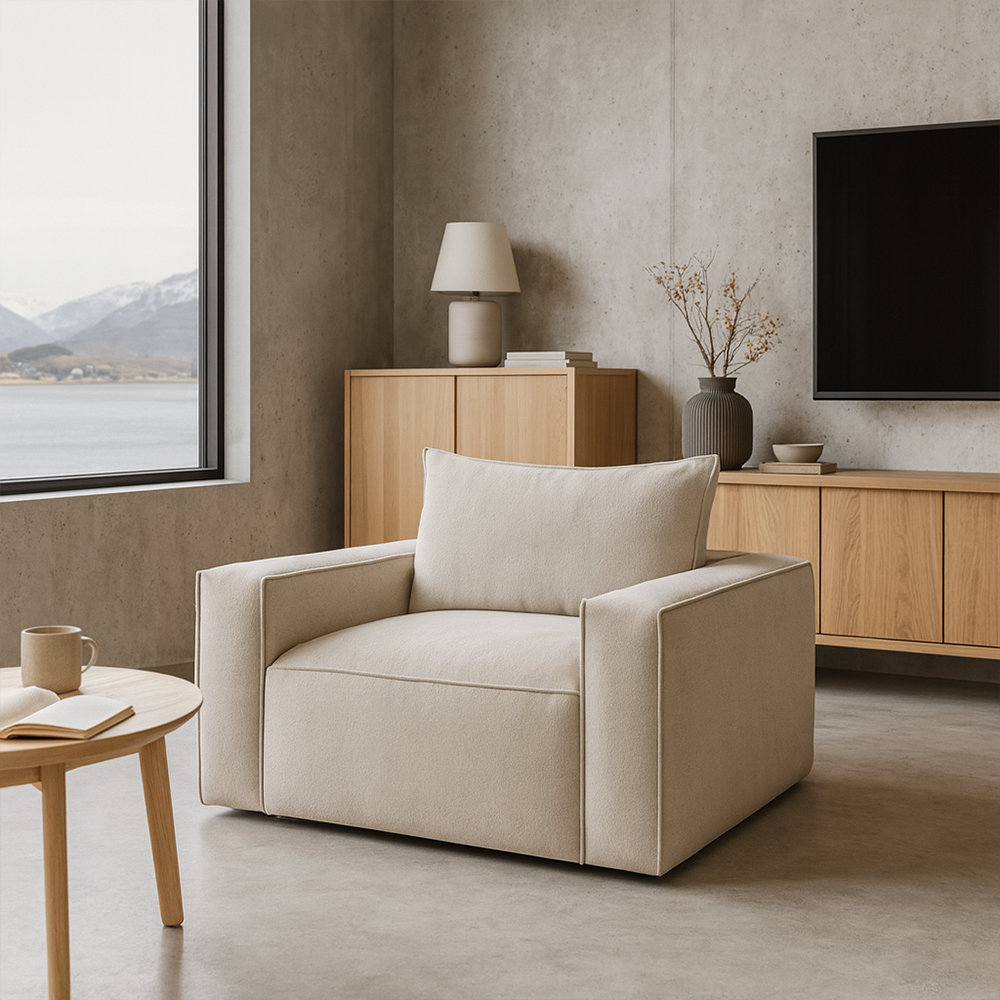 Armchair BAROLO | 1 Seater | Arms Low