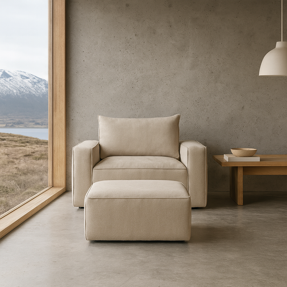 Armchair BAROLO | 1 Seater | Arms Low