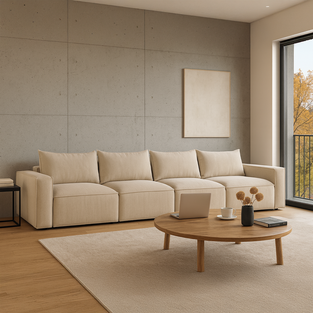 Sofa BAROLO | 4 Seater | Arms Low