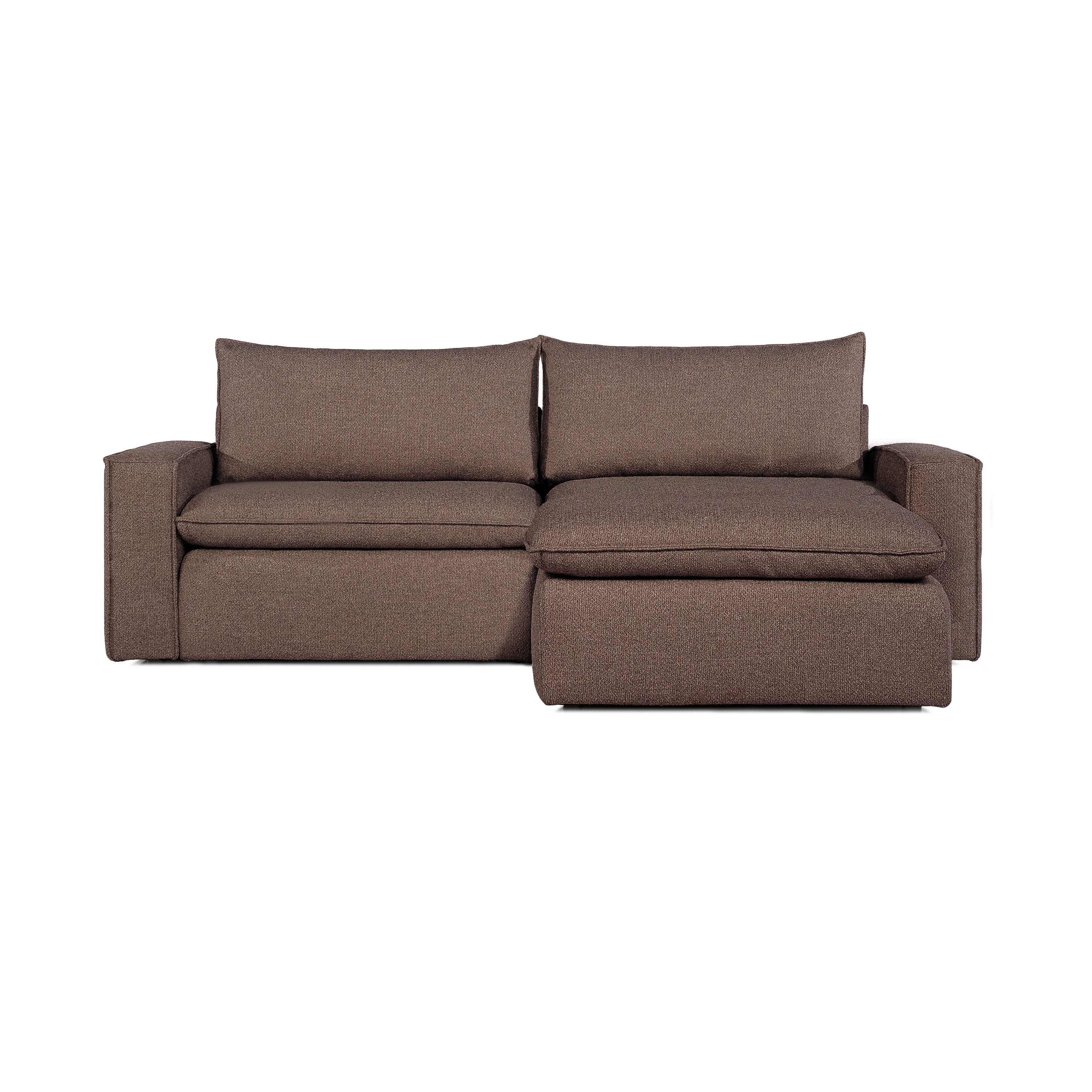 Sofa COMO | 2-osobowa | Niskie podłokietniki | Narożnik | Beżowy