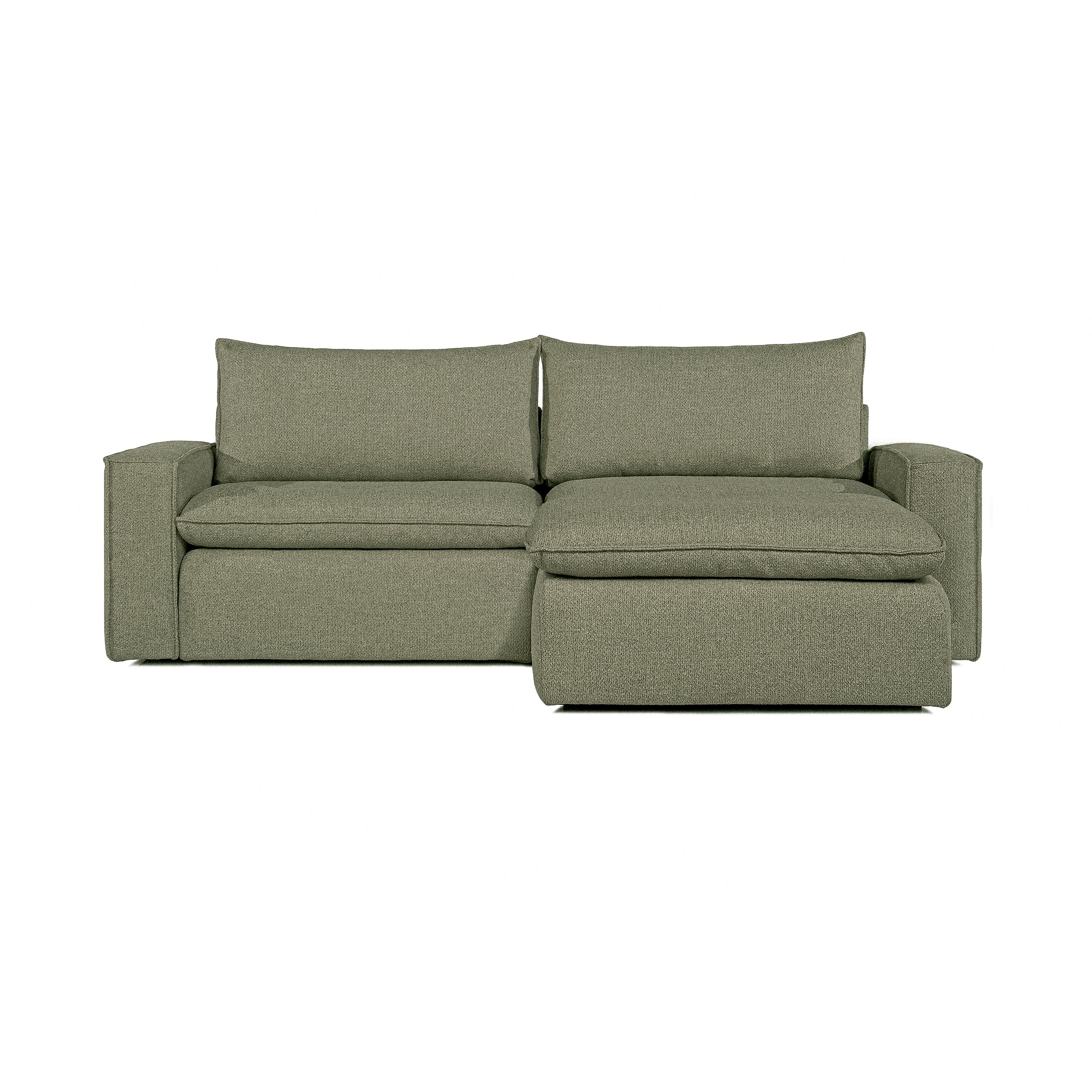 Sofa COMO | 2-osobowa | Niskie podłokietniki | Narożnik | Beżowy