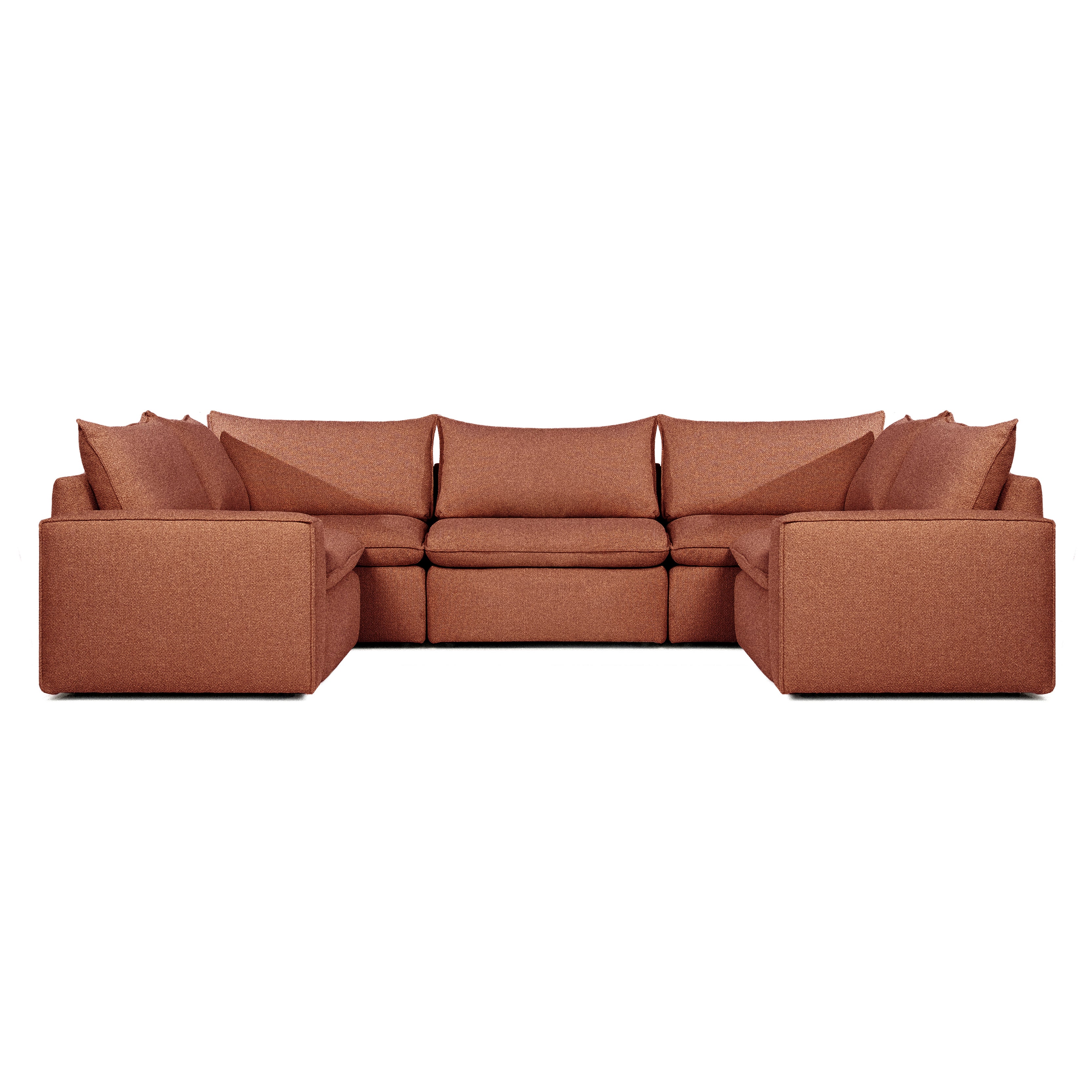 Sofa COMO | 3-osobowa | U-Kształt | Beżowy