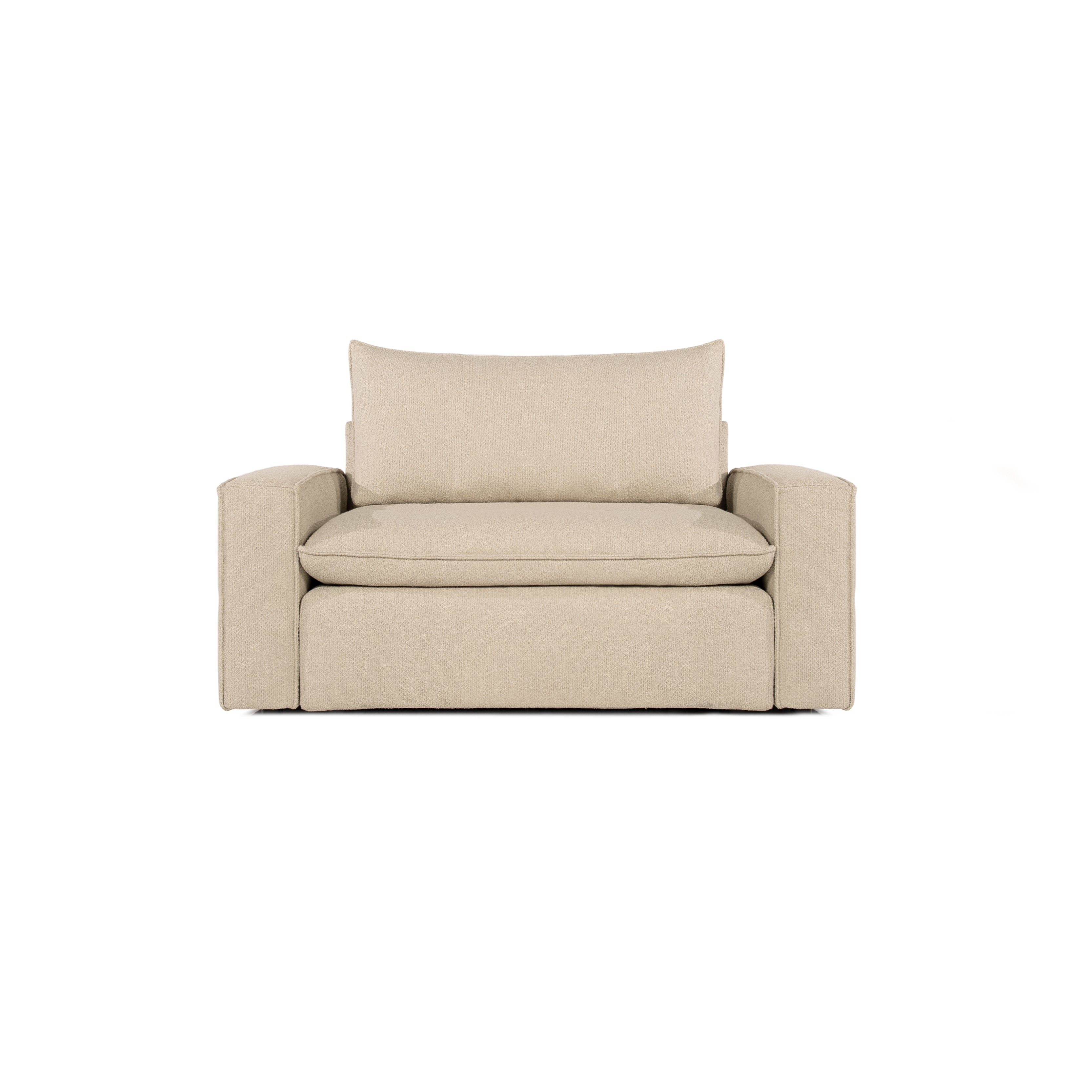 Armchair COMO | Arms Low | Beige