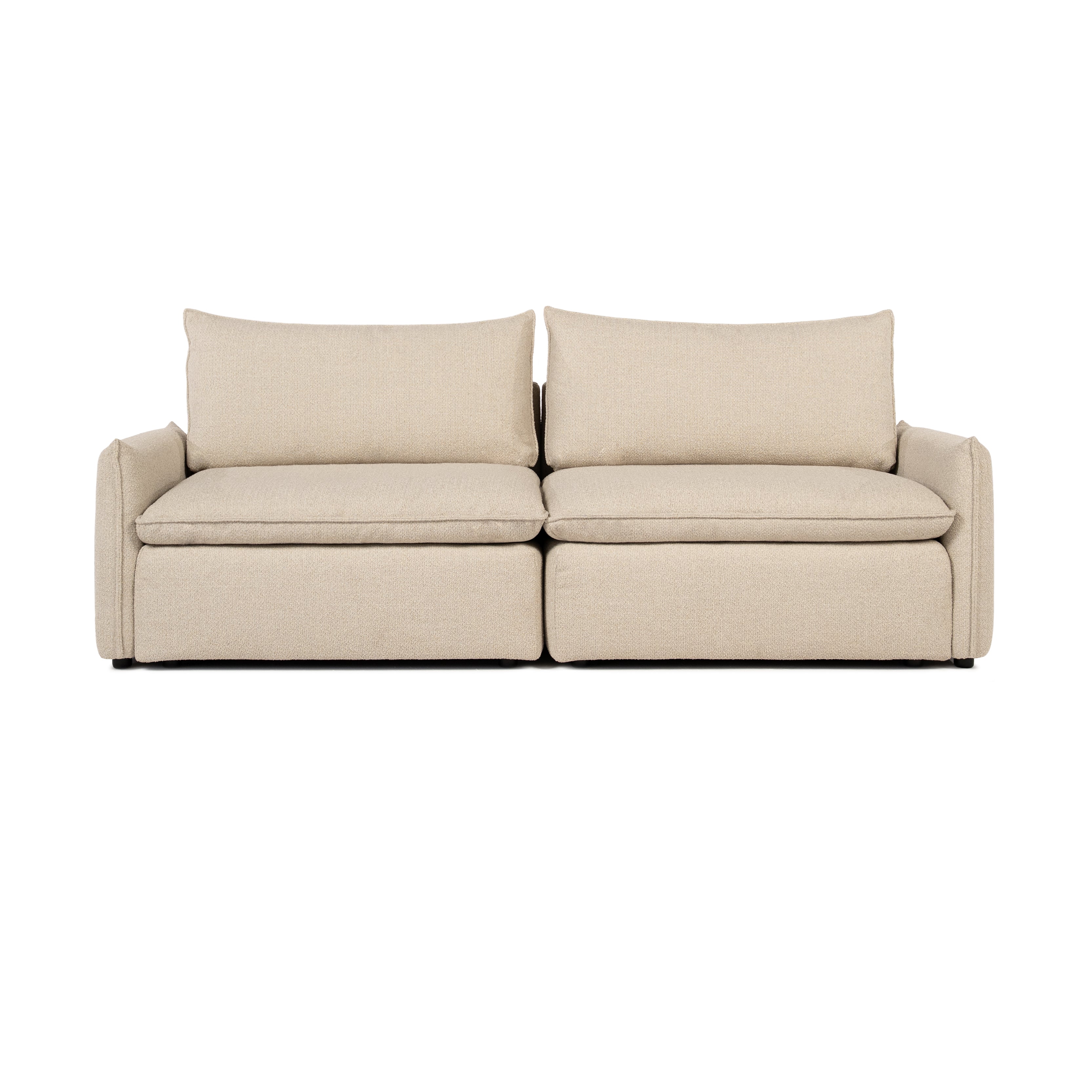 Sofa COMO | 2 Seater | Arms Low | Beige