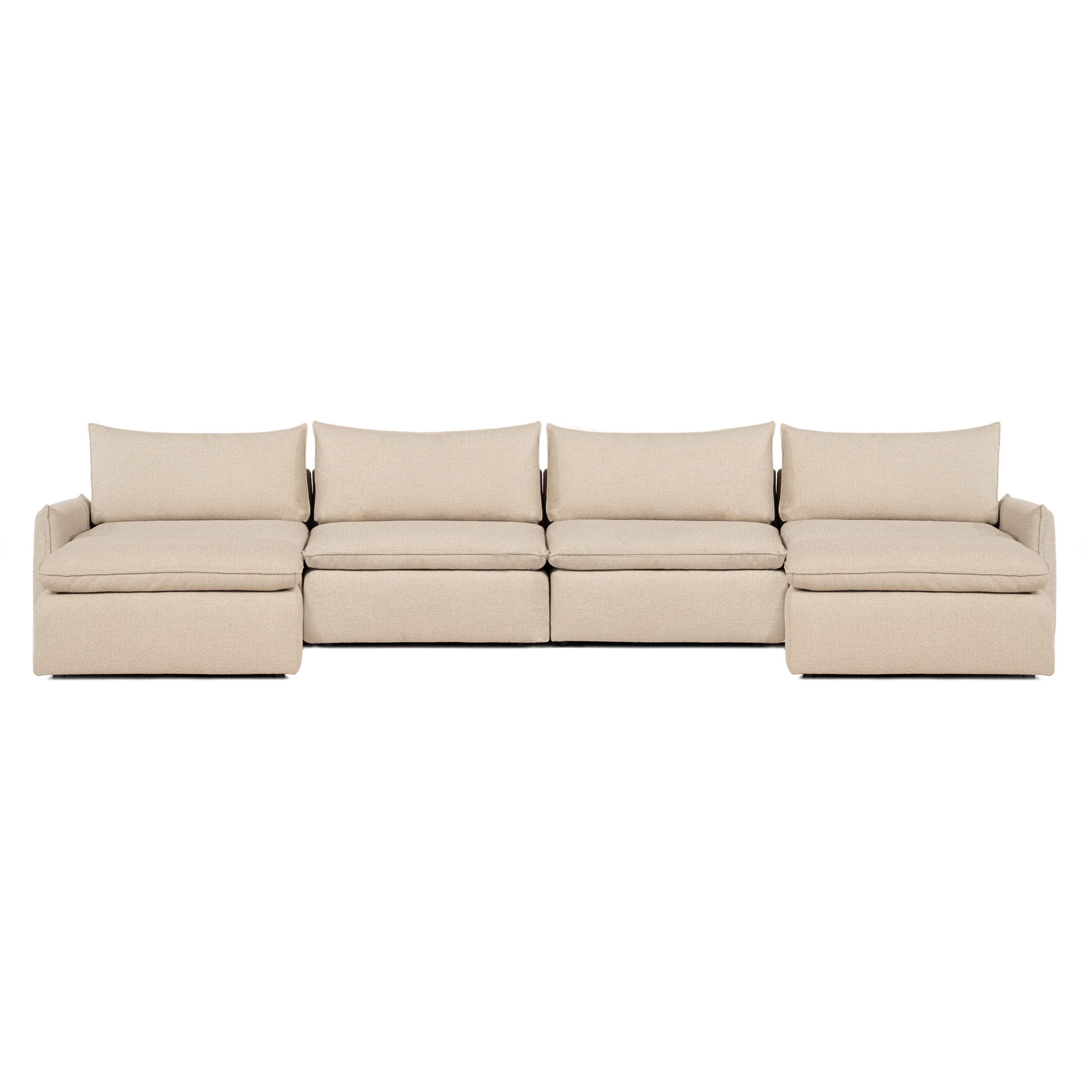 Sofa COMO | 4 Seater | U-Shaped | Beige