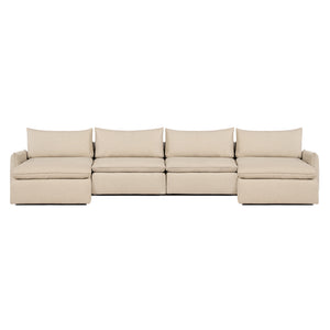Sofa COMO | 4 Seater | U-Shaped | Beige