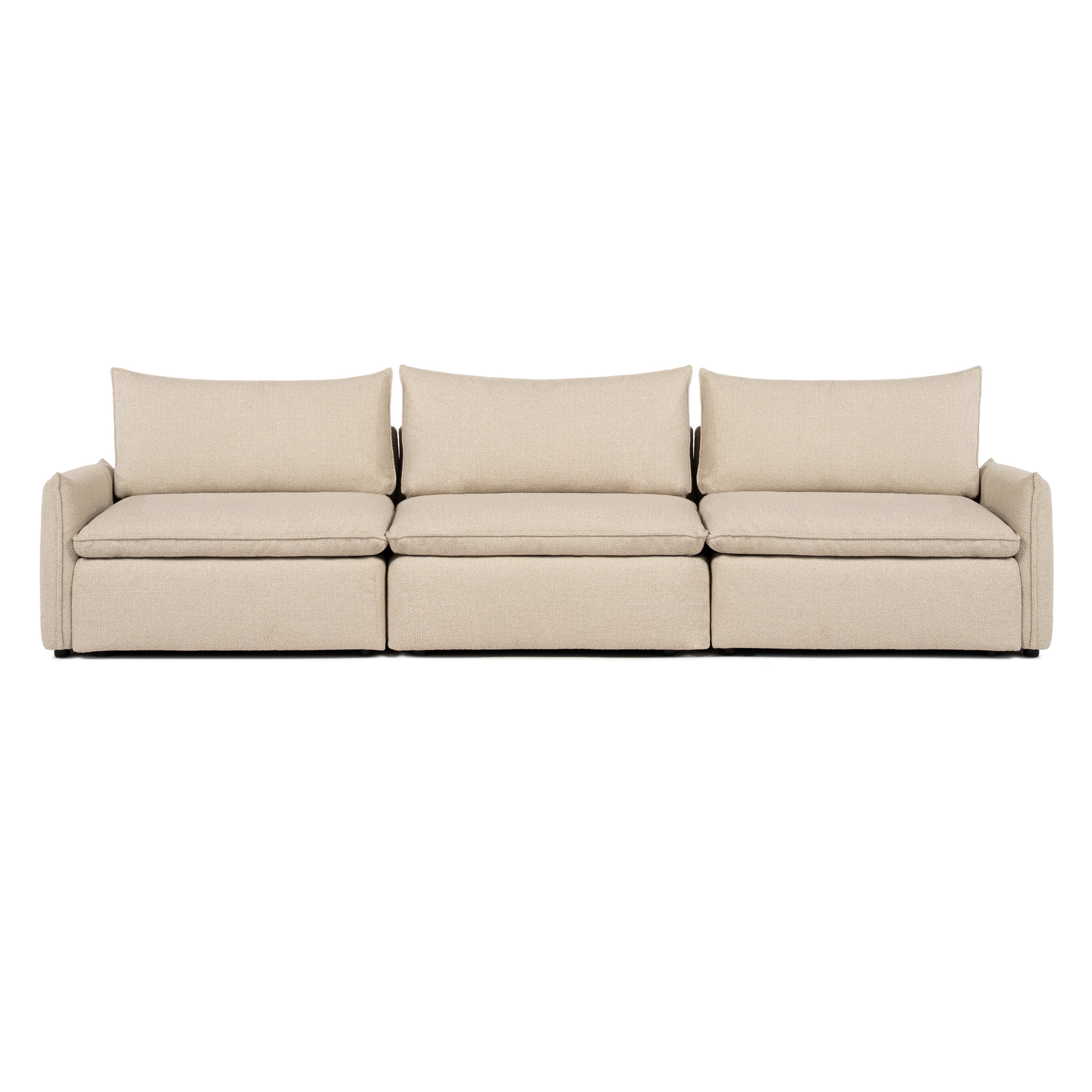 Sofa COMO | 3 Seater | Arms Low | Beige