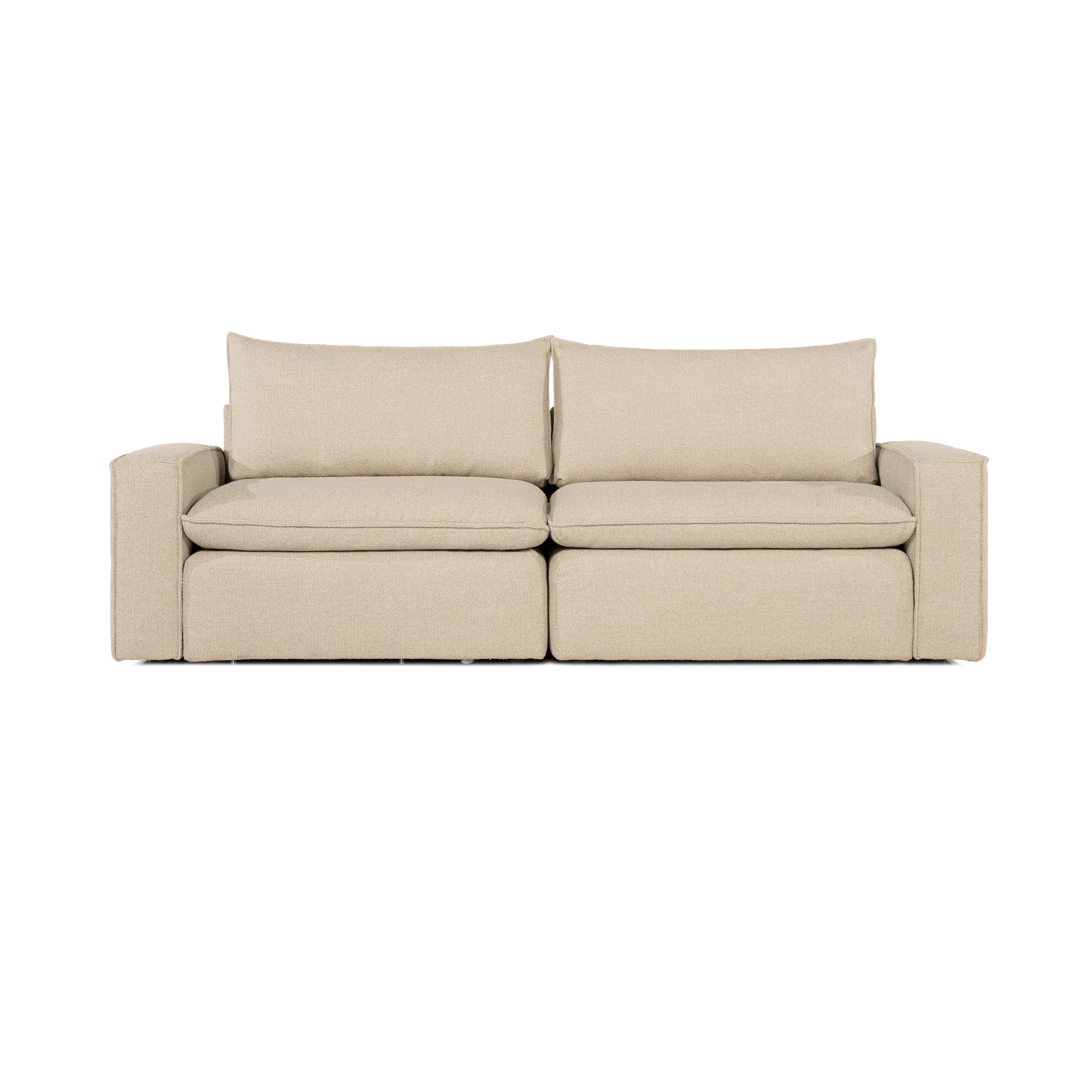 Sofa COMO | 2 Seater | Arms Low | Beige