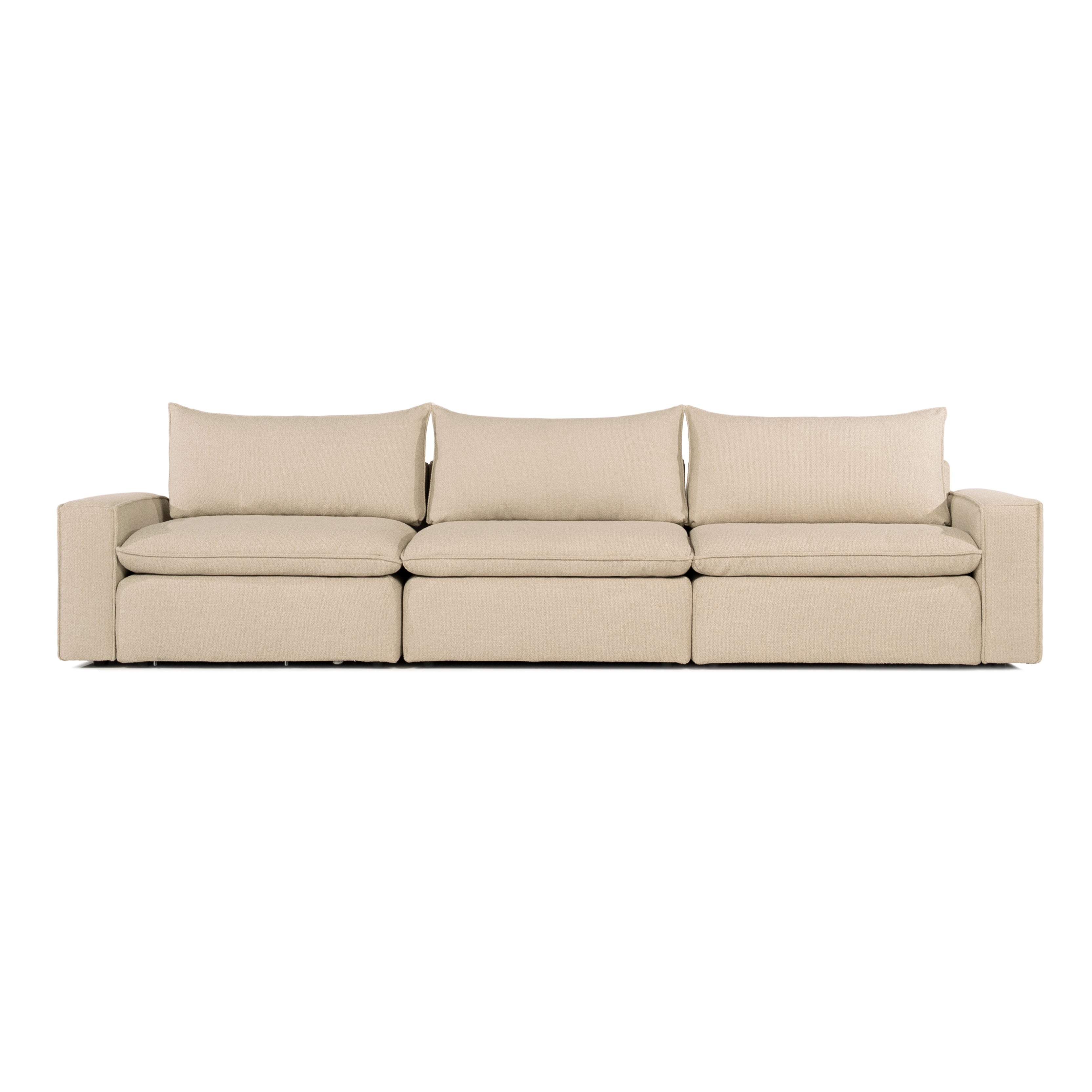 Sofa COMO | 3 Seater | Arms Low | Beige