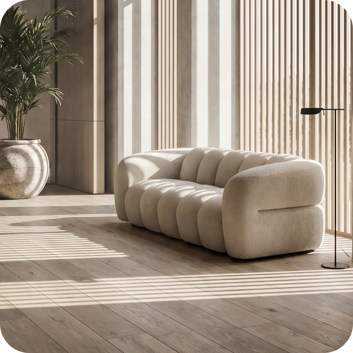 LUGANO Sofa 3-osobowa piaskowa