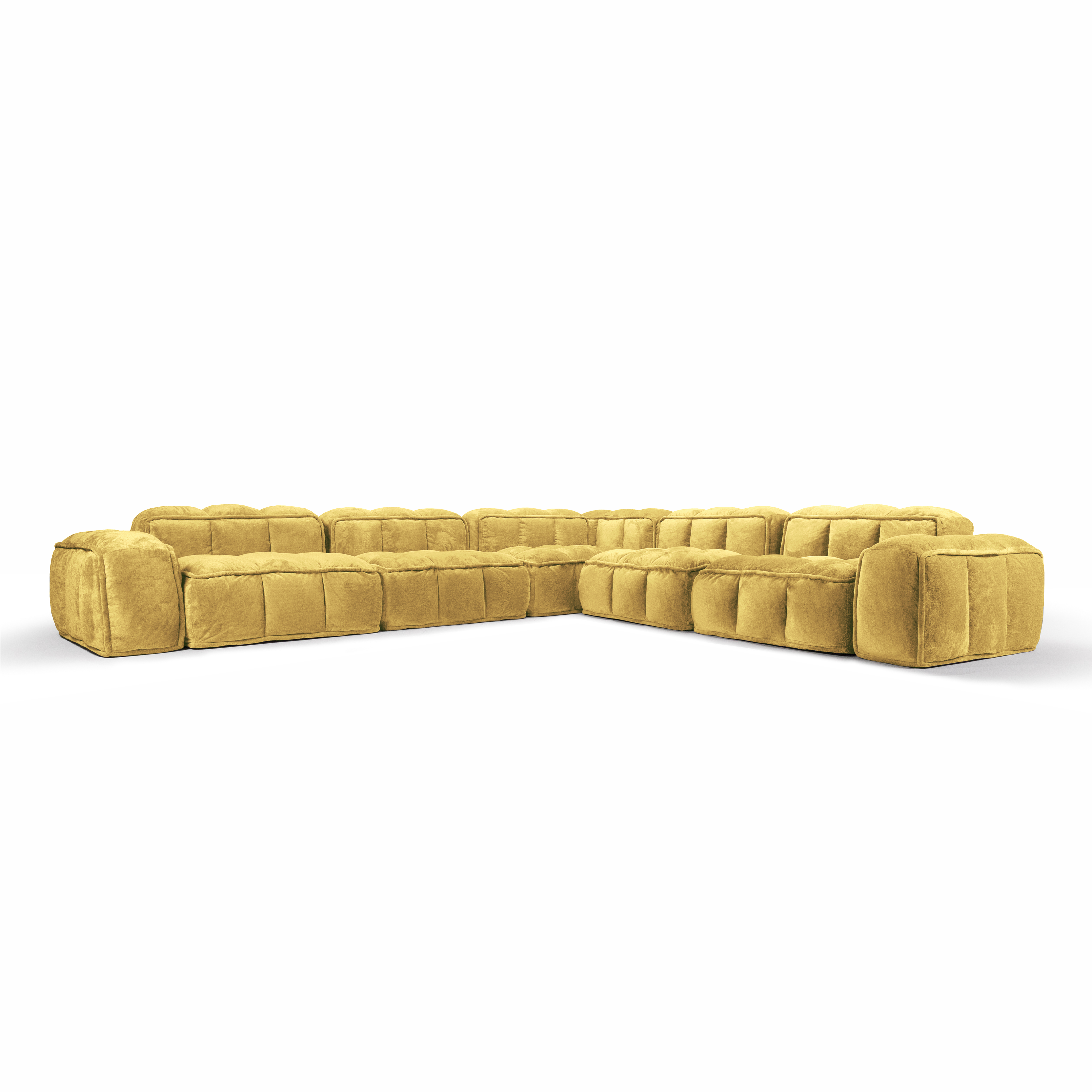 L-Corner Sofa | 5 Seater | Arms Low
