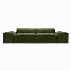 Merlot Modulsofa 3-Sitzer mit niedrigen Armlehnen