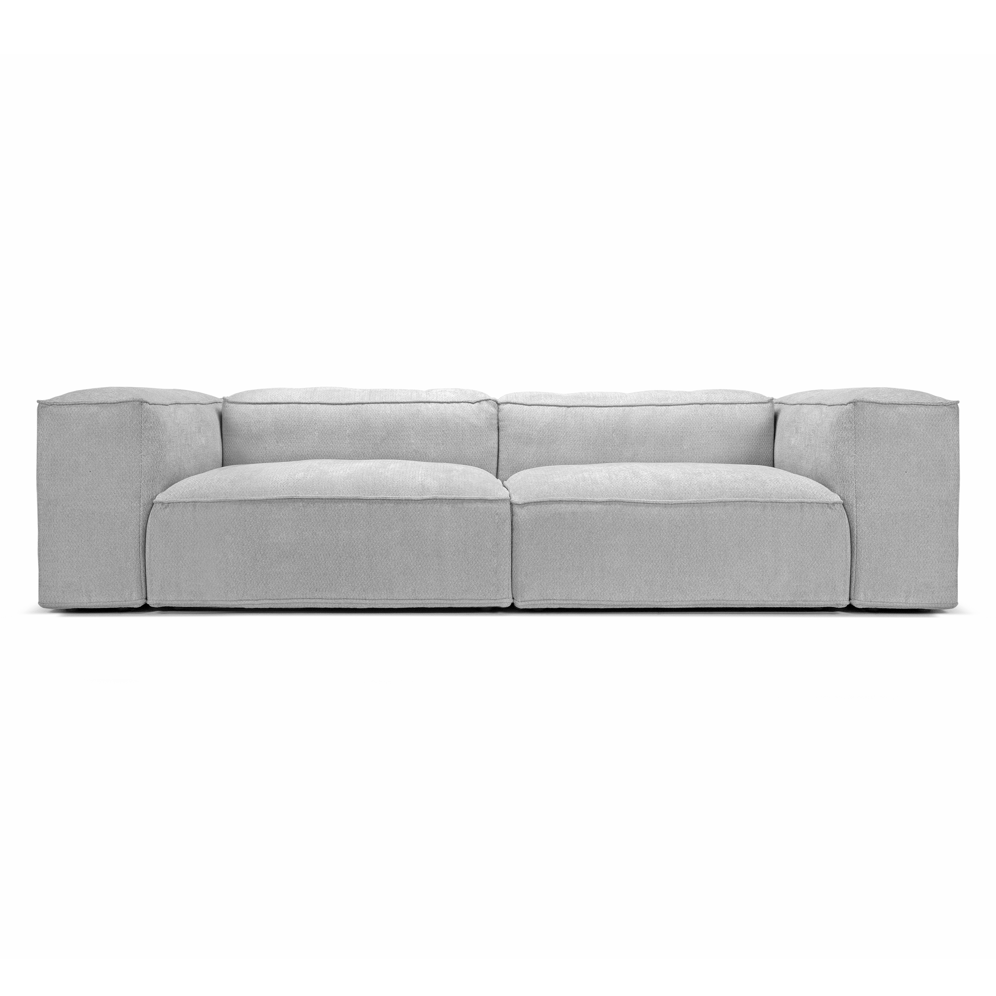 MERLOT modular sofa 3-seat high armrest Retro Bliss 85 grey