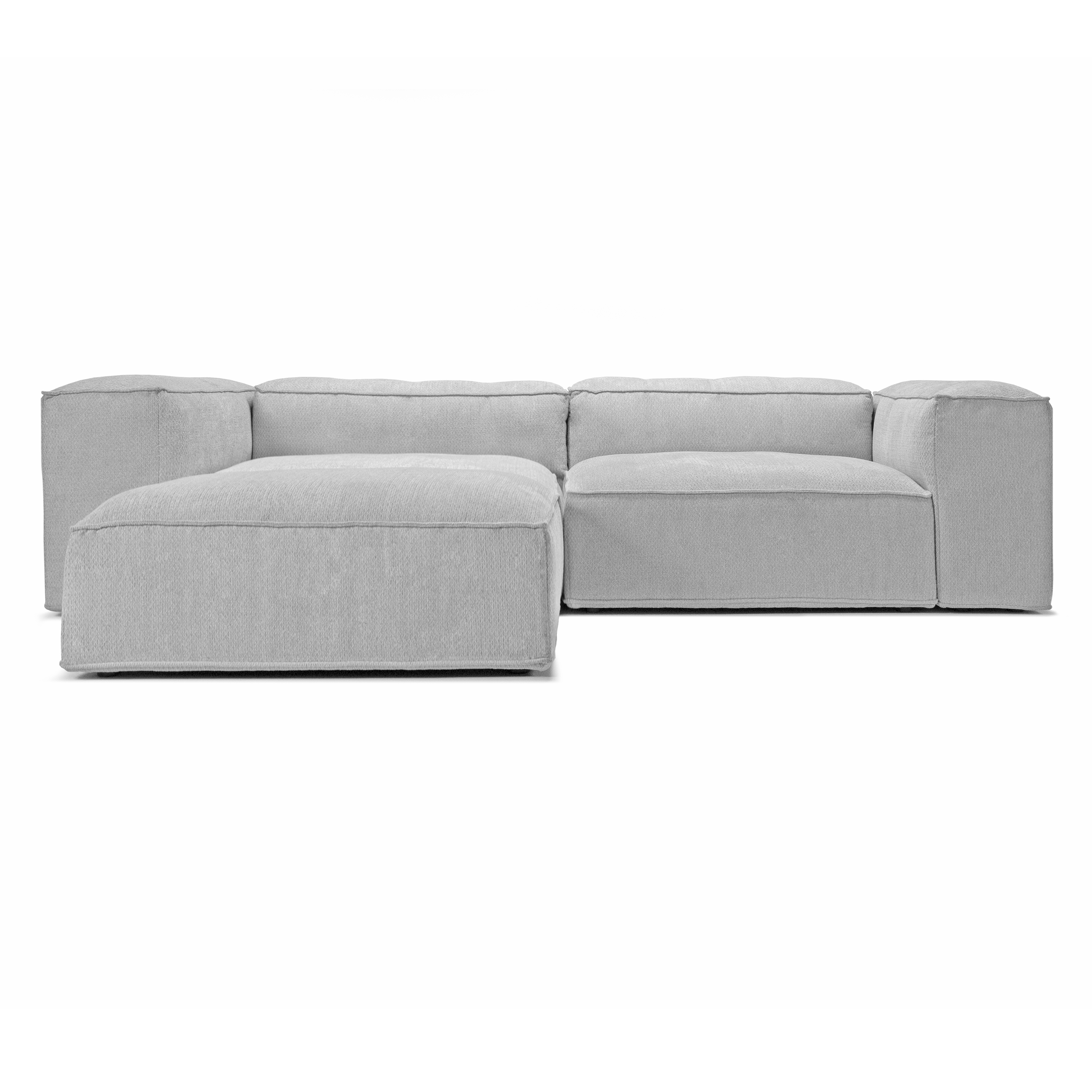 Merlot Modulares Ecksofa 3-Sitzer hohe Armlehnen