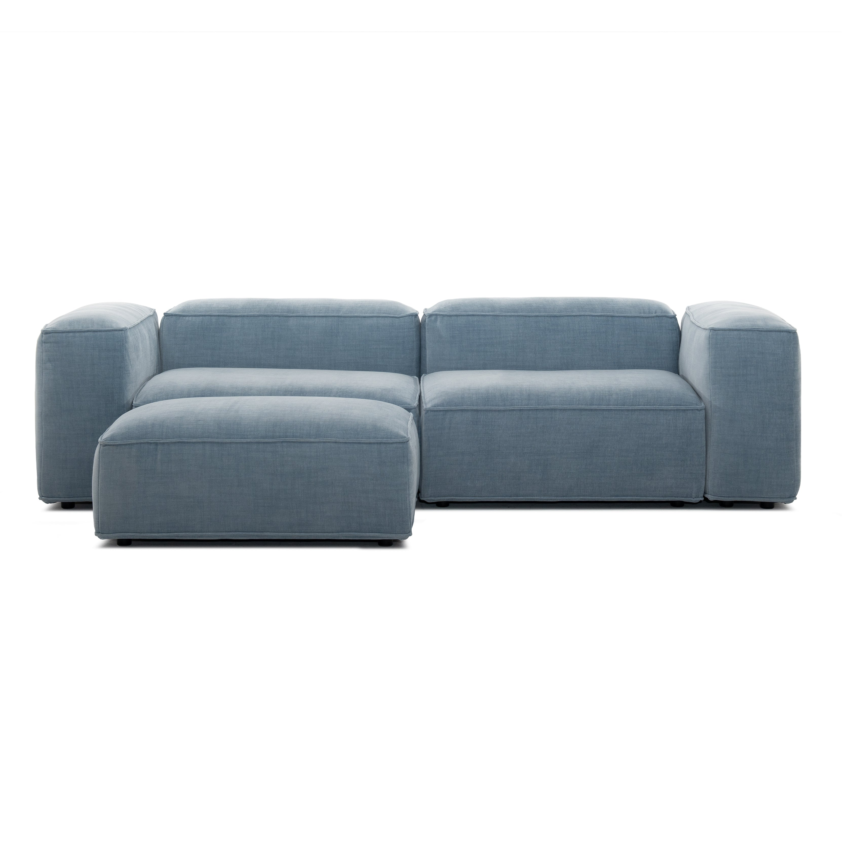 Merlot Modular Corner Sofa 3-Seater Longchair High armrests