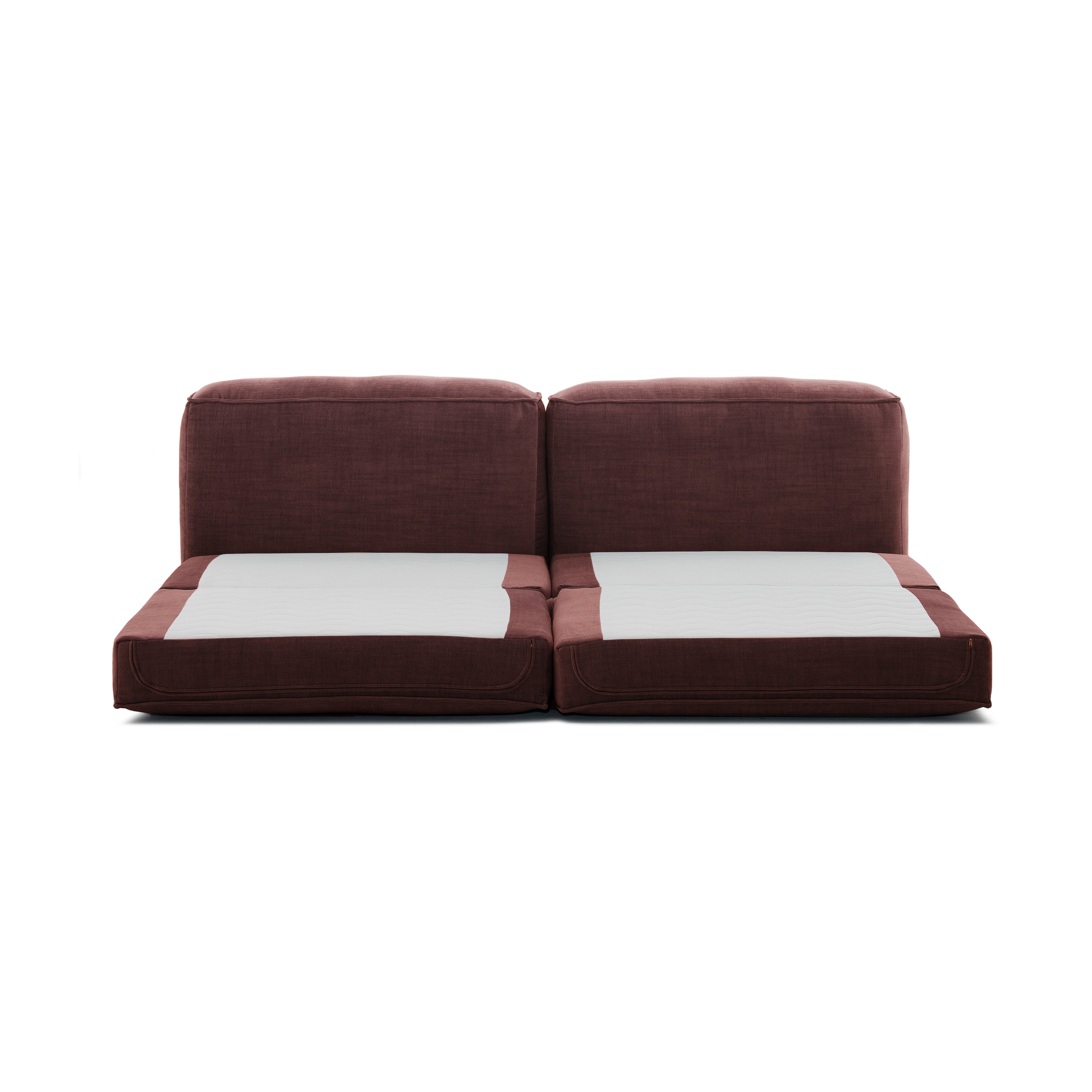 Merlot Sofa 3-os. z podlokietnikiem - Bordowy Golden 68 - Tak