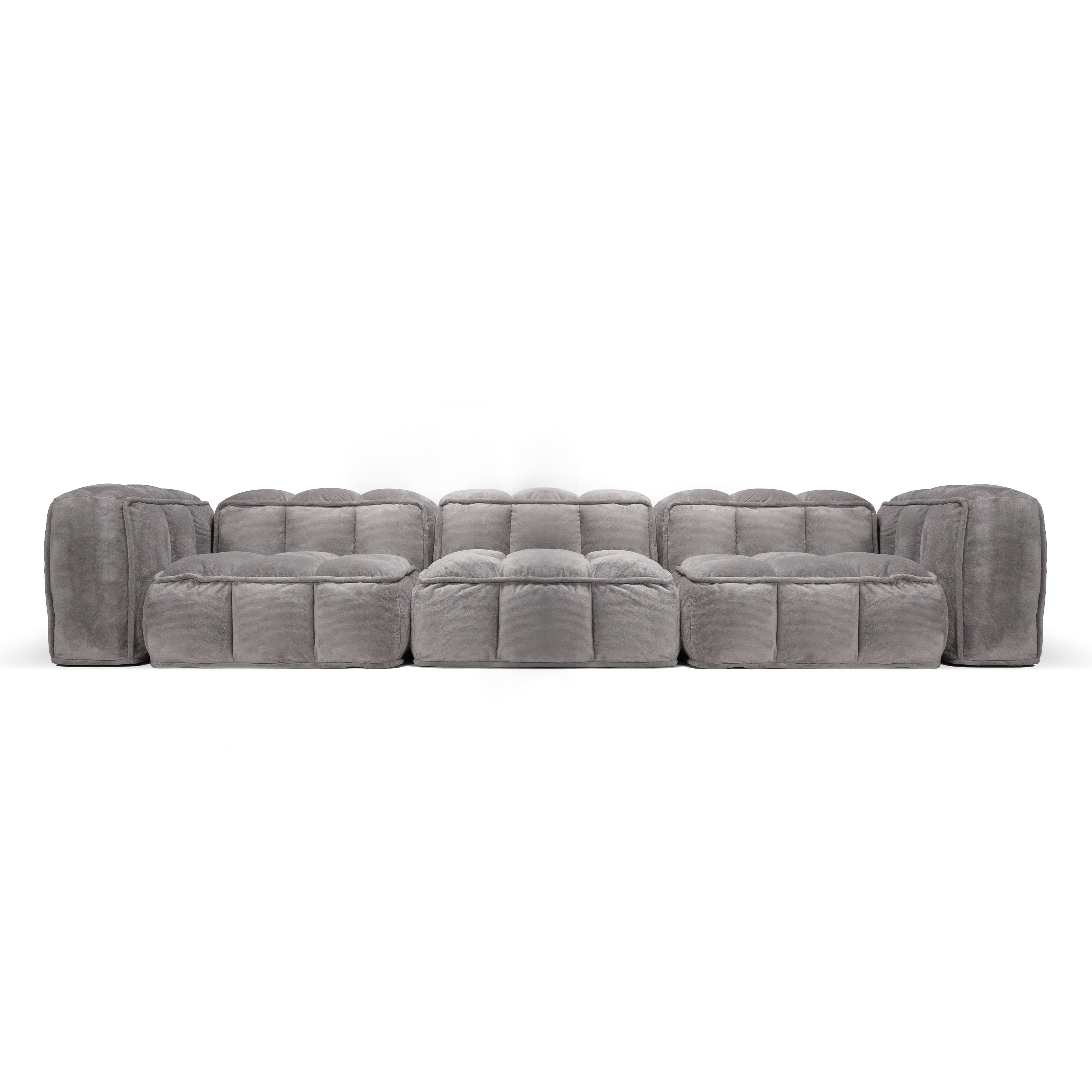 Malbec Modular Sofa 4 Seater High armrests