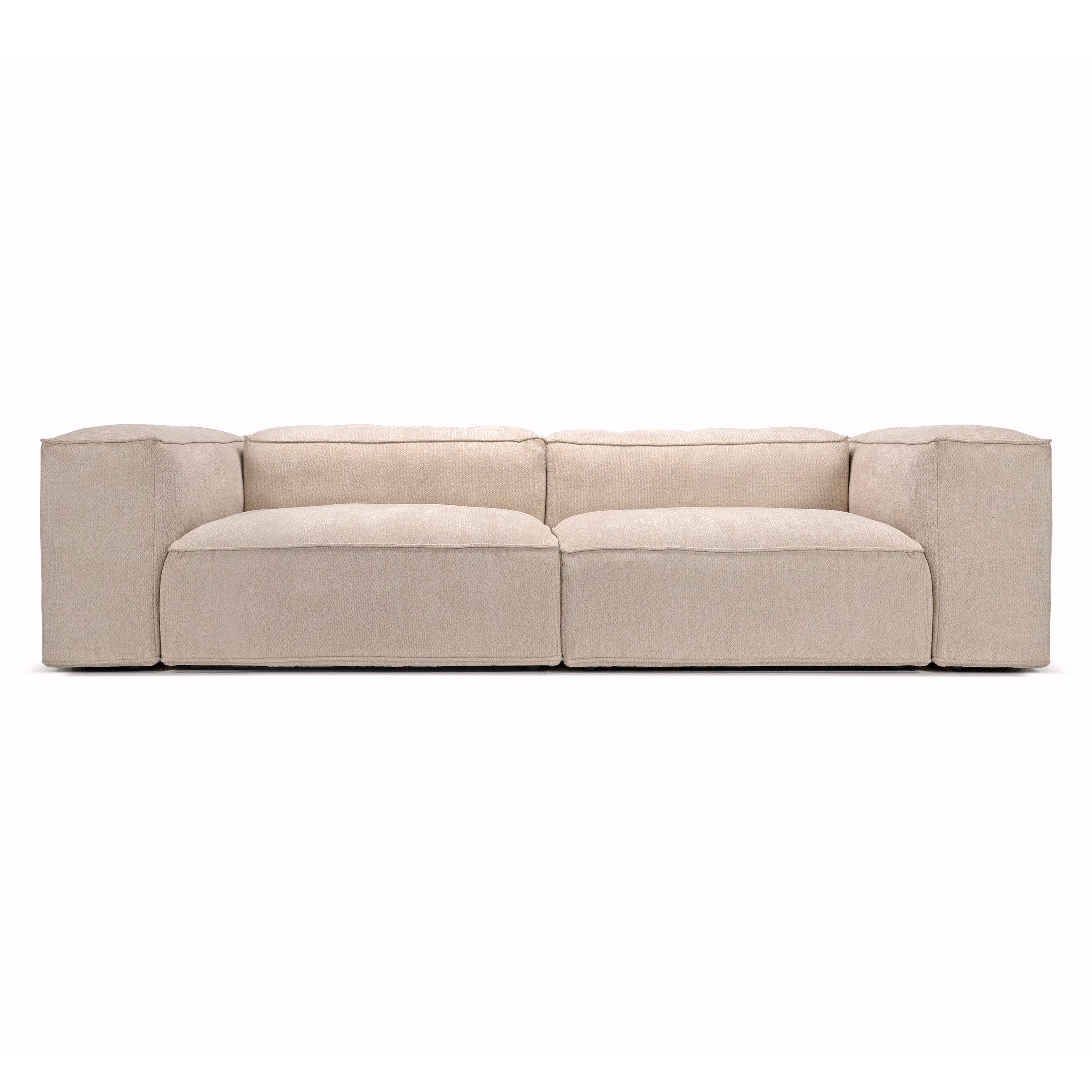 MERLOT modular sofa 3-seat high armrest Retro Bliss 03 beige