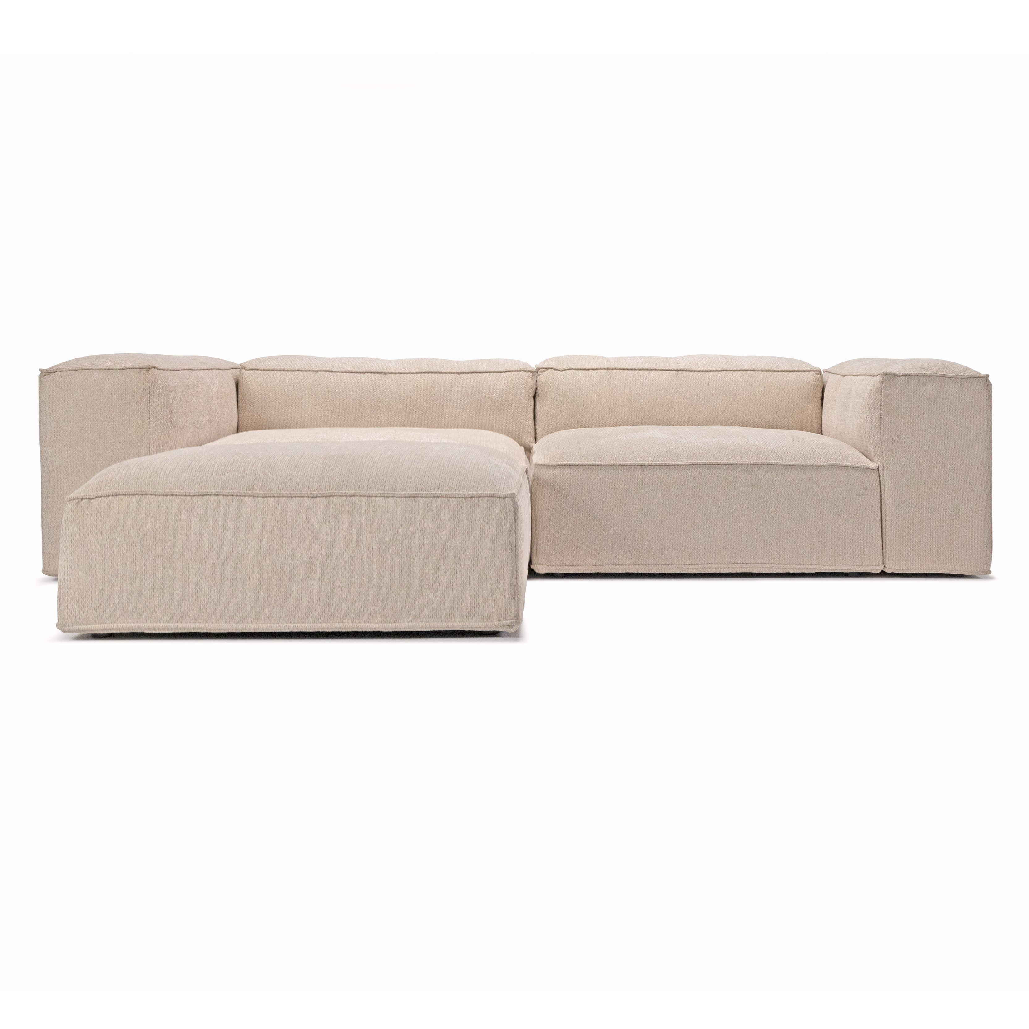 Merlot Modulares Ecksofa 3-Sitzer hohe Armlehnen