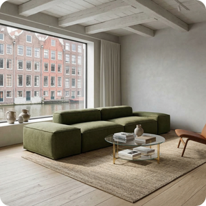 Merlot Sofa Modułowa 3-osobowa Niskie podłokietniki