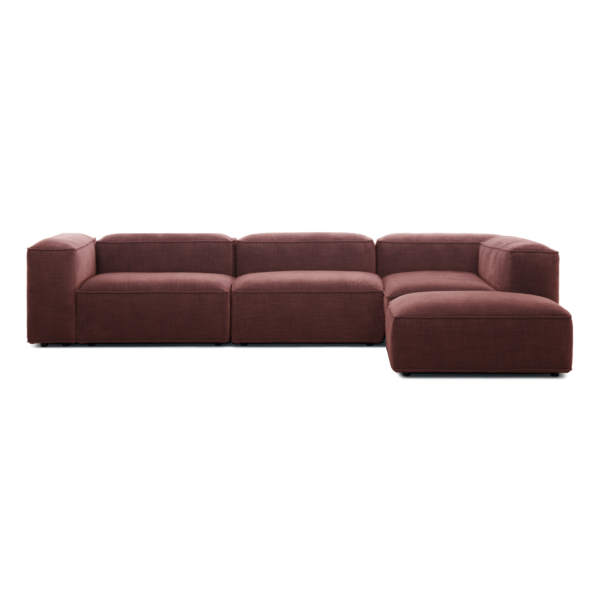 Merlot Modular Sofa 5-Seater Longchair Deep High armrests