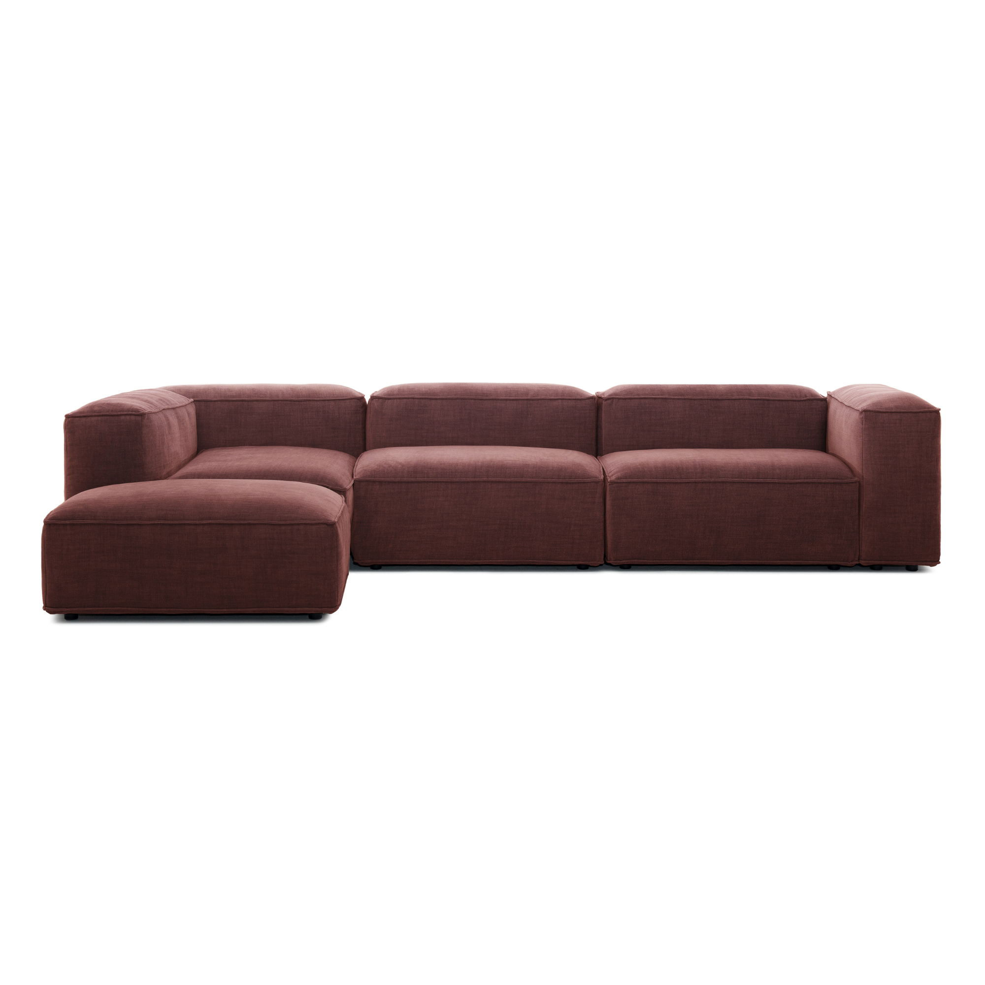 Merlot Modular Sofa 5-Seater Longchair Deep High armrests