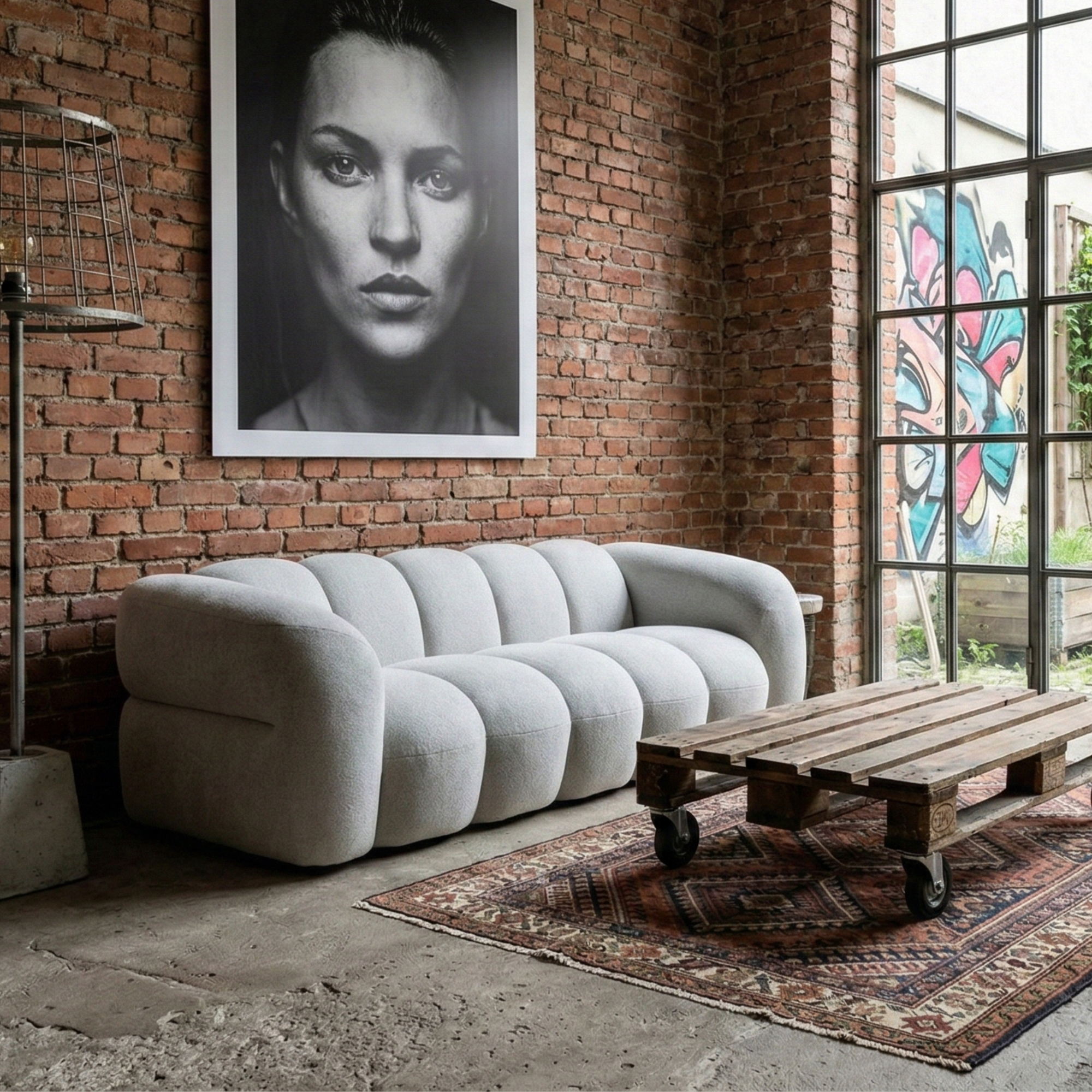 LUGANO 3-Sitzer-Sofa