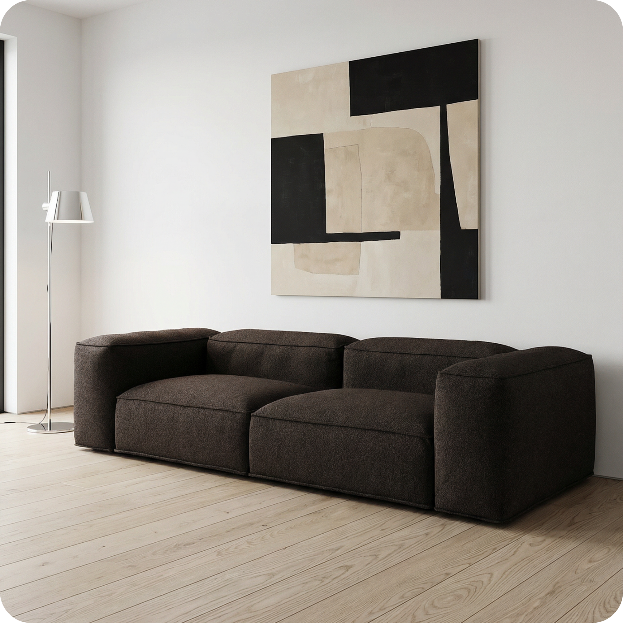 Merlot Modular Sofa 3-Seater High armrests