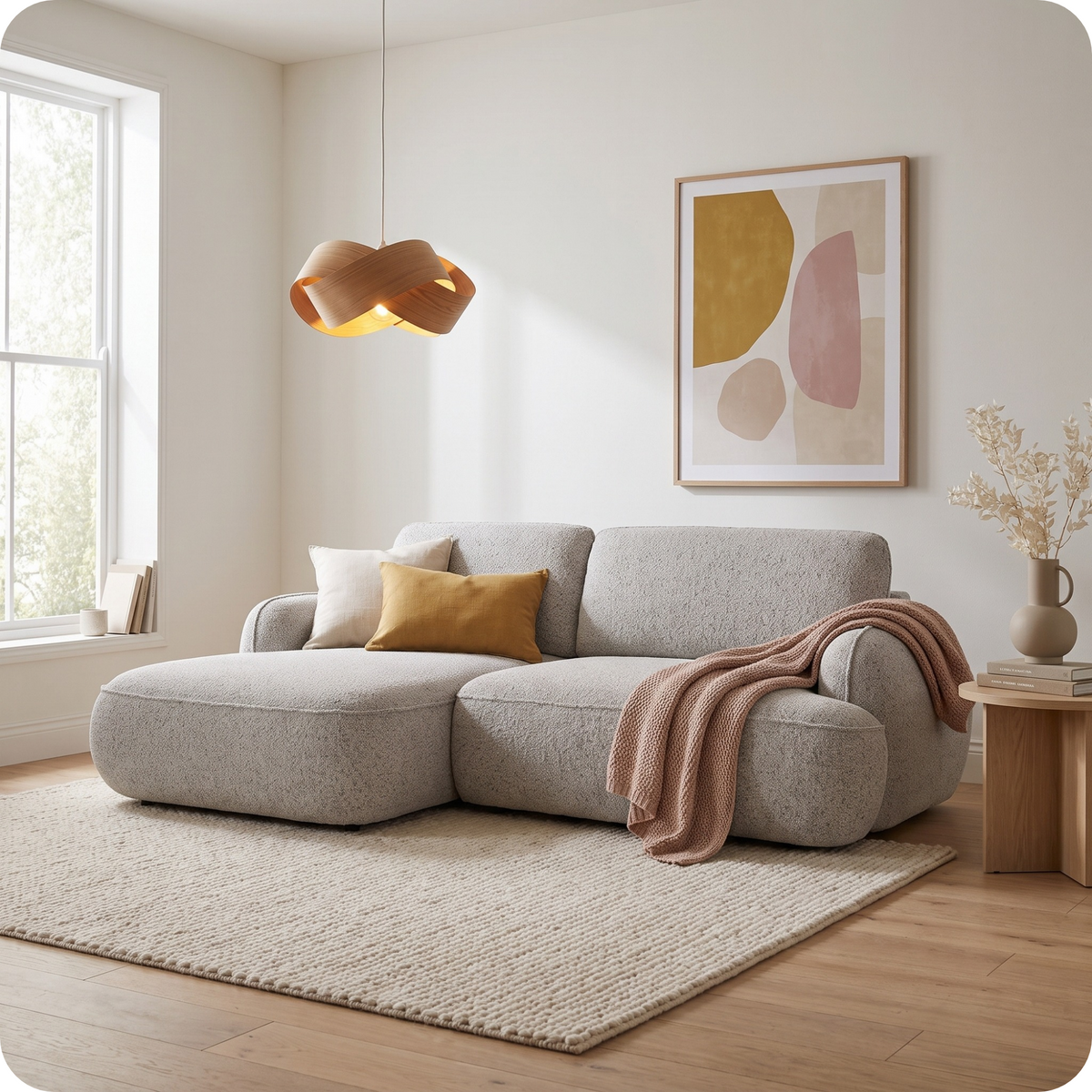 Amarone 3-Sitzer-Ecksofa mit Schlaffunktion