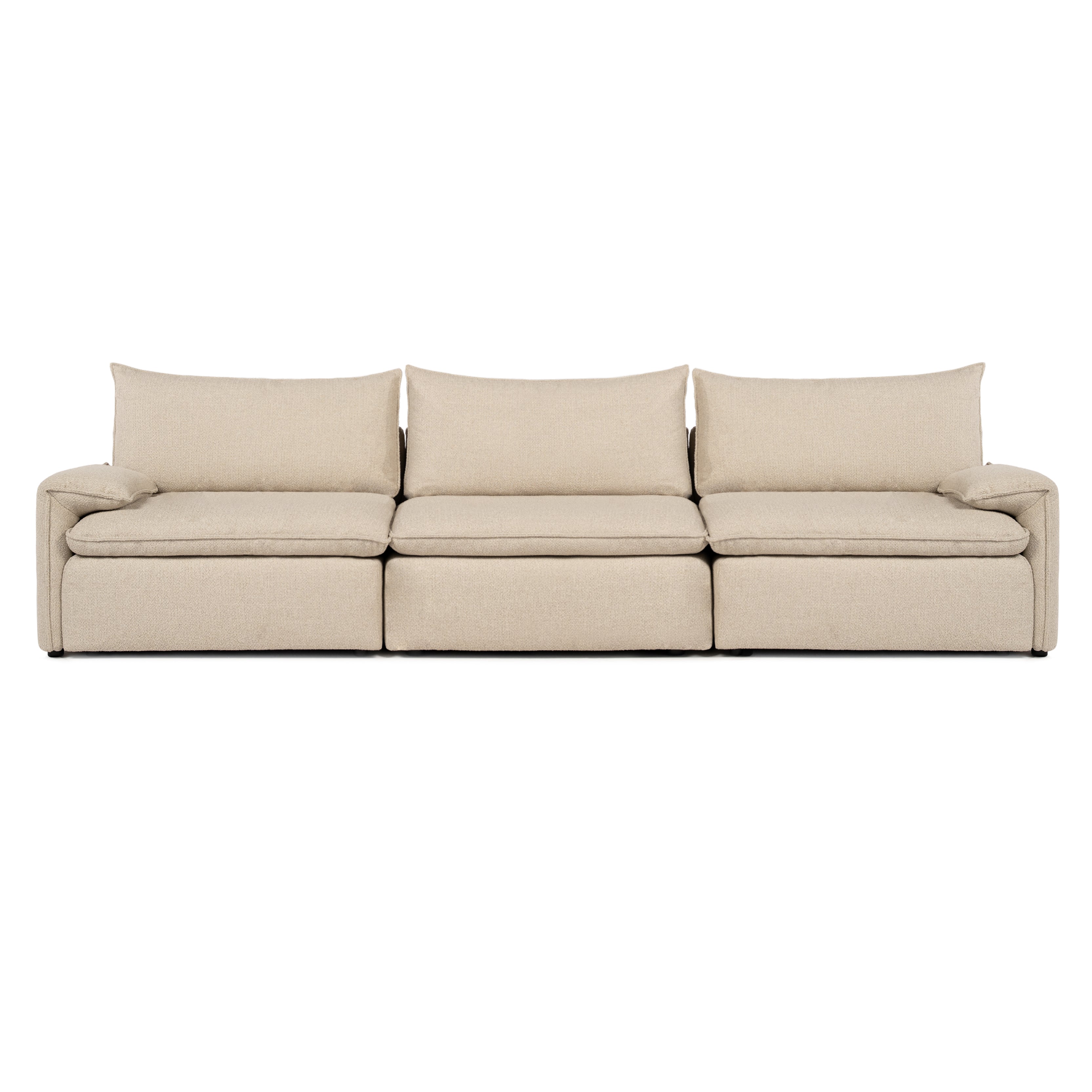 Sofa COMO | 3 Seater | Arms Low | Beige