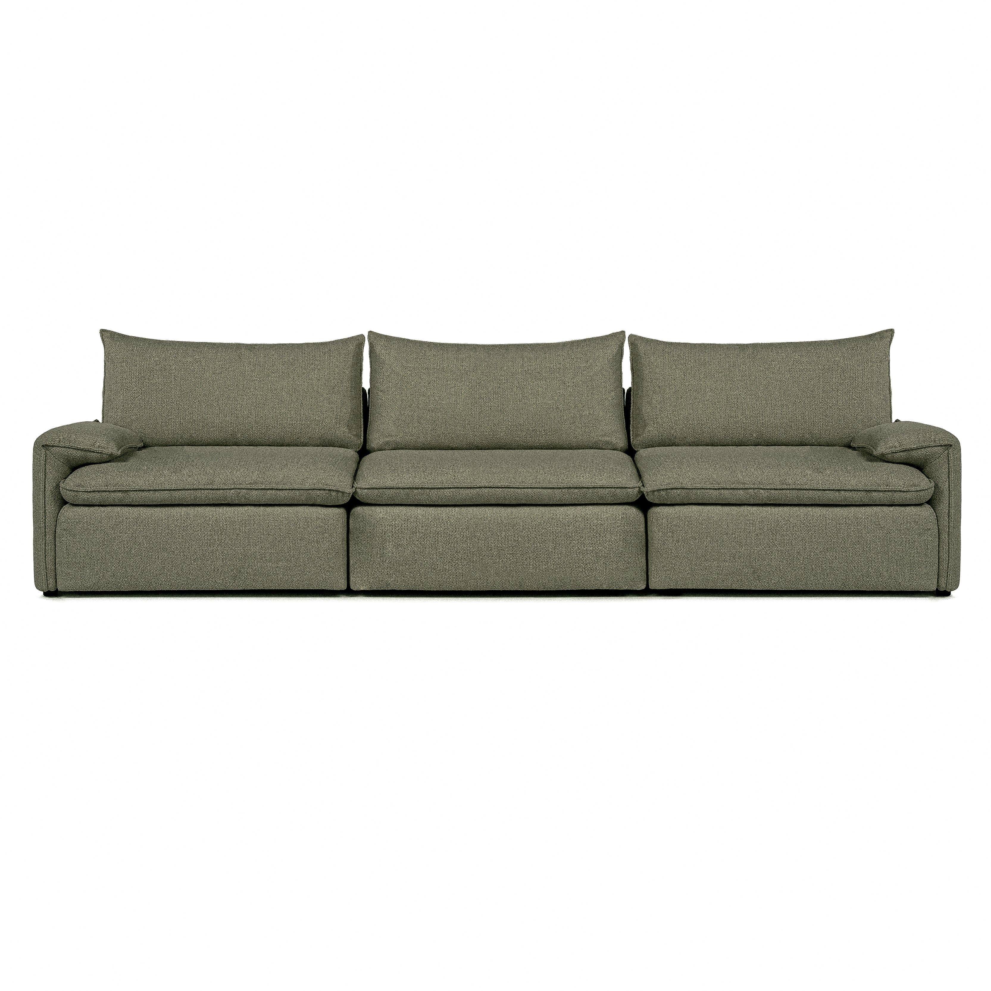 Sofa COMO | 3 Seater | Arms Low | Beige
