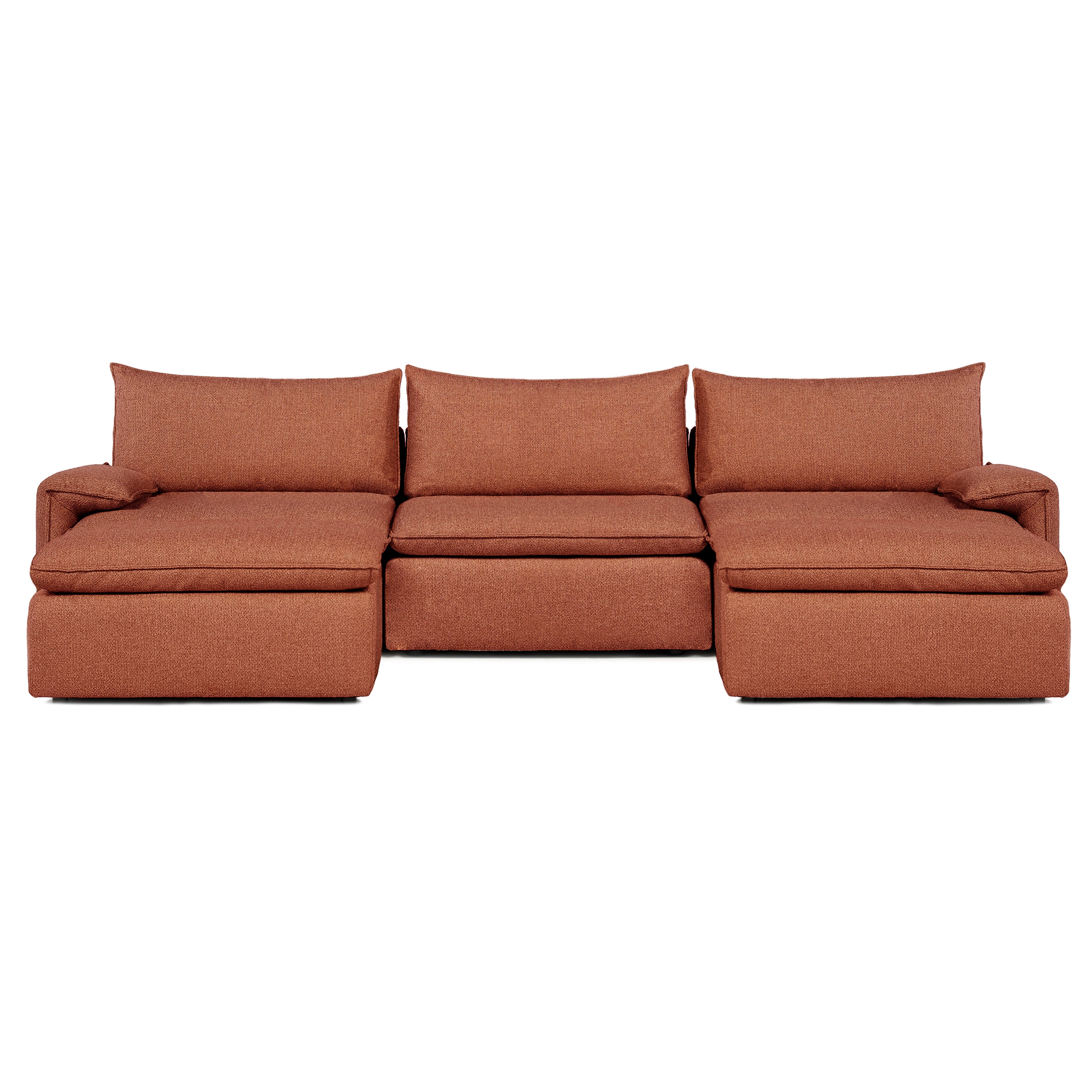 Sofa COMO | 3-osobowa | U-Kształt | Beżowy