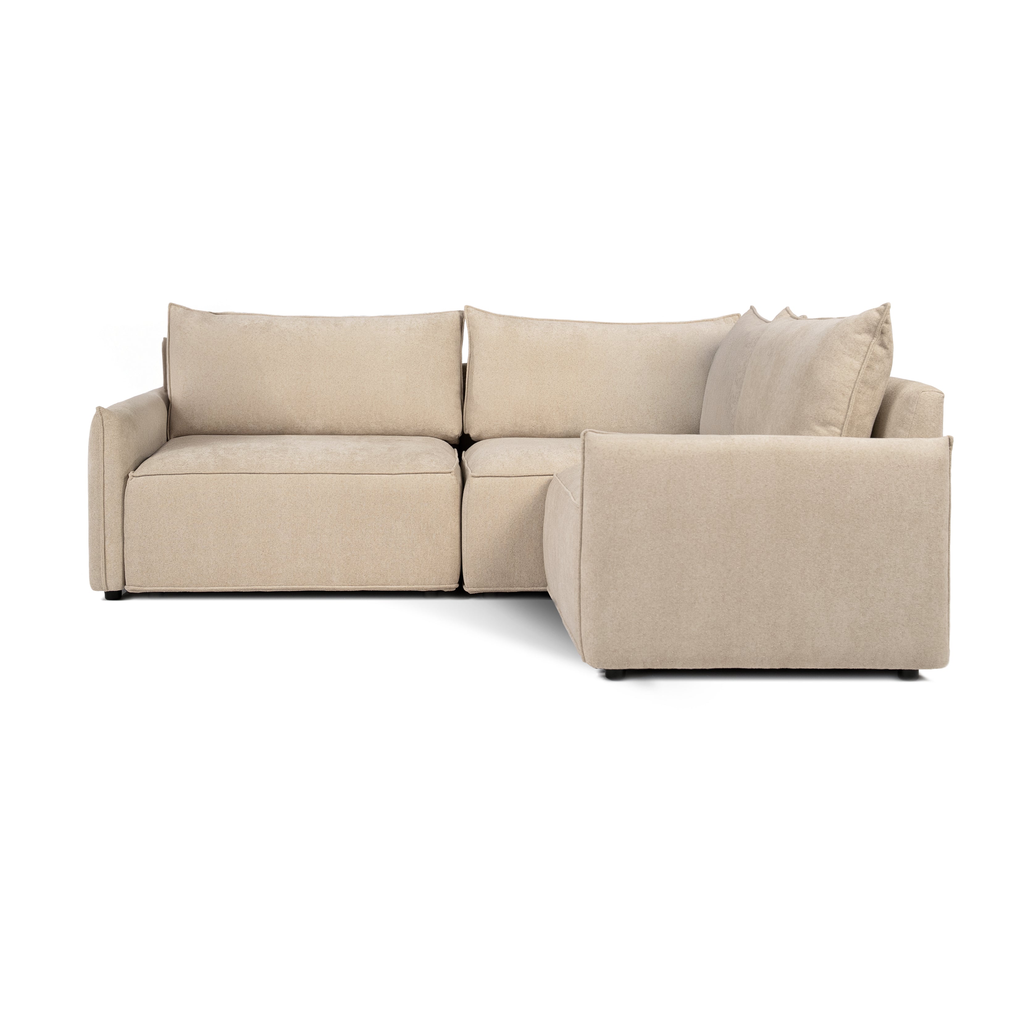 Sofa BAROLO | 2-osobowa | Niskie podłokietniki | Narożnik + boczek