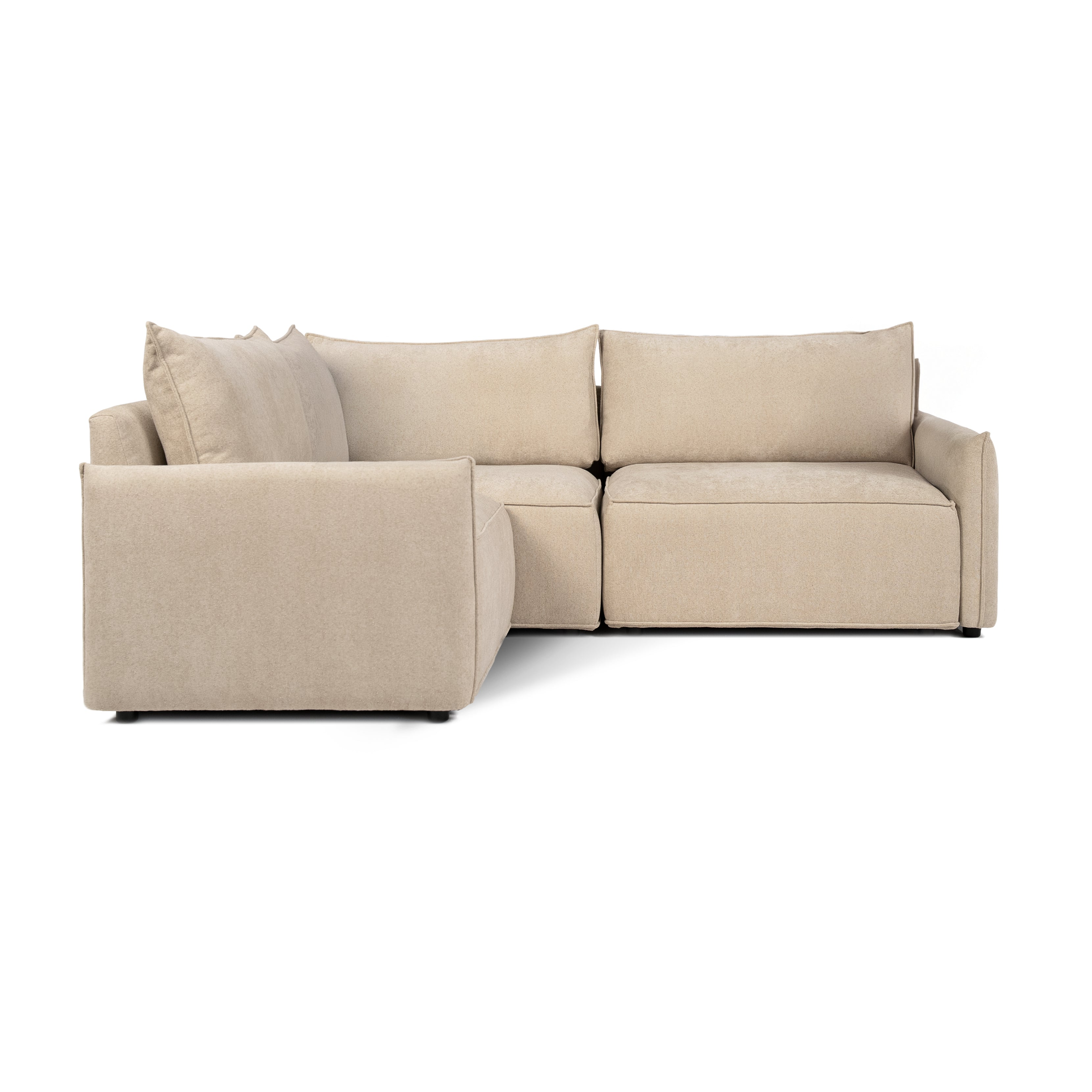 Sofa BAROLO | 2-osobowa | Niskie podłokietniki | Narożnik + boczek