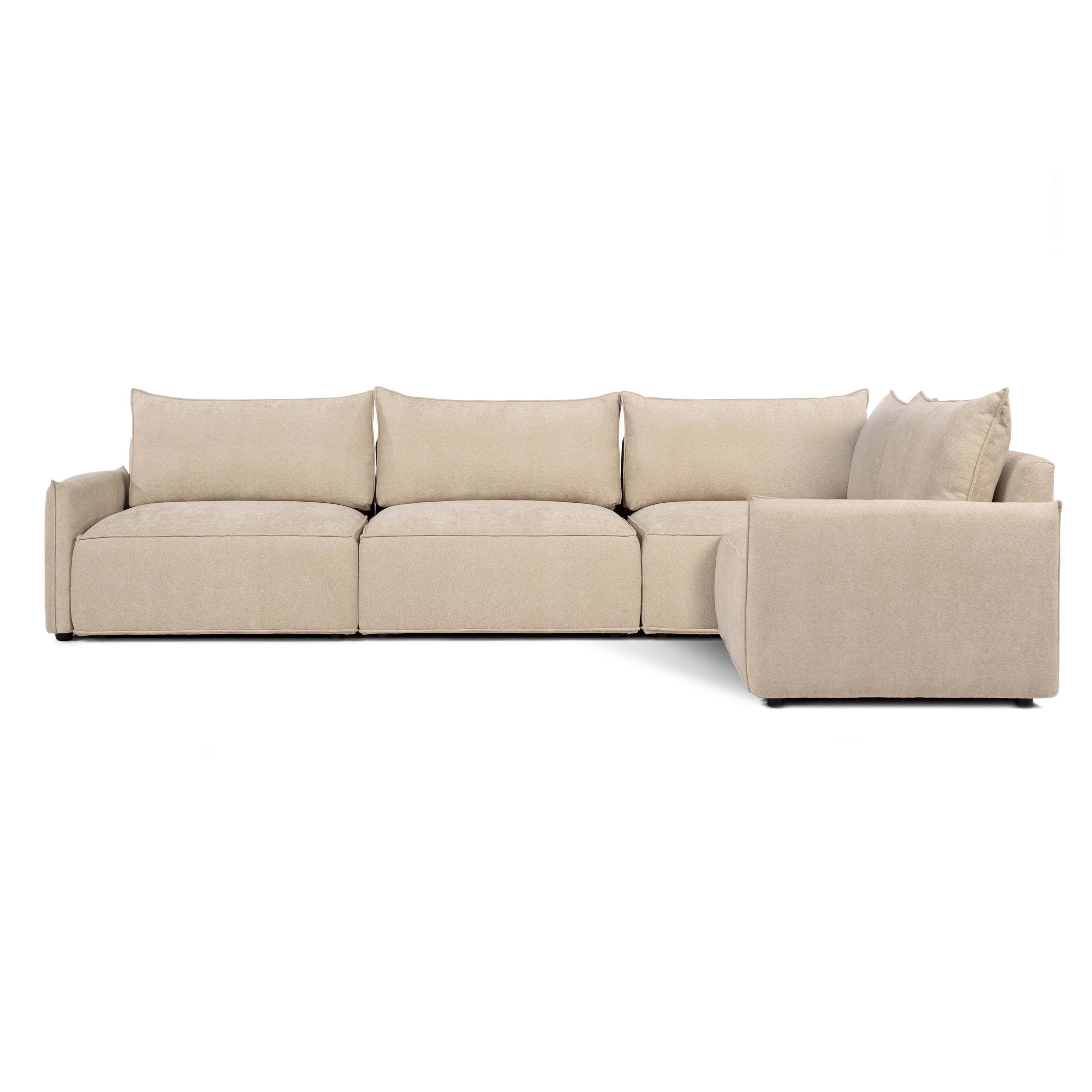 Sofa BAROLO | 3-osobowa | Niskie podłokietniki | Narożnik + boczek