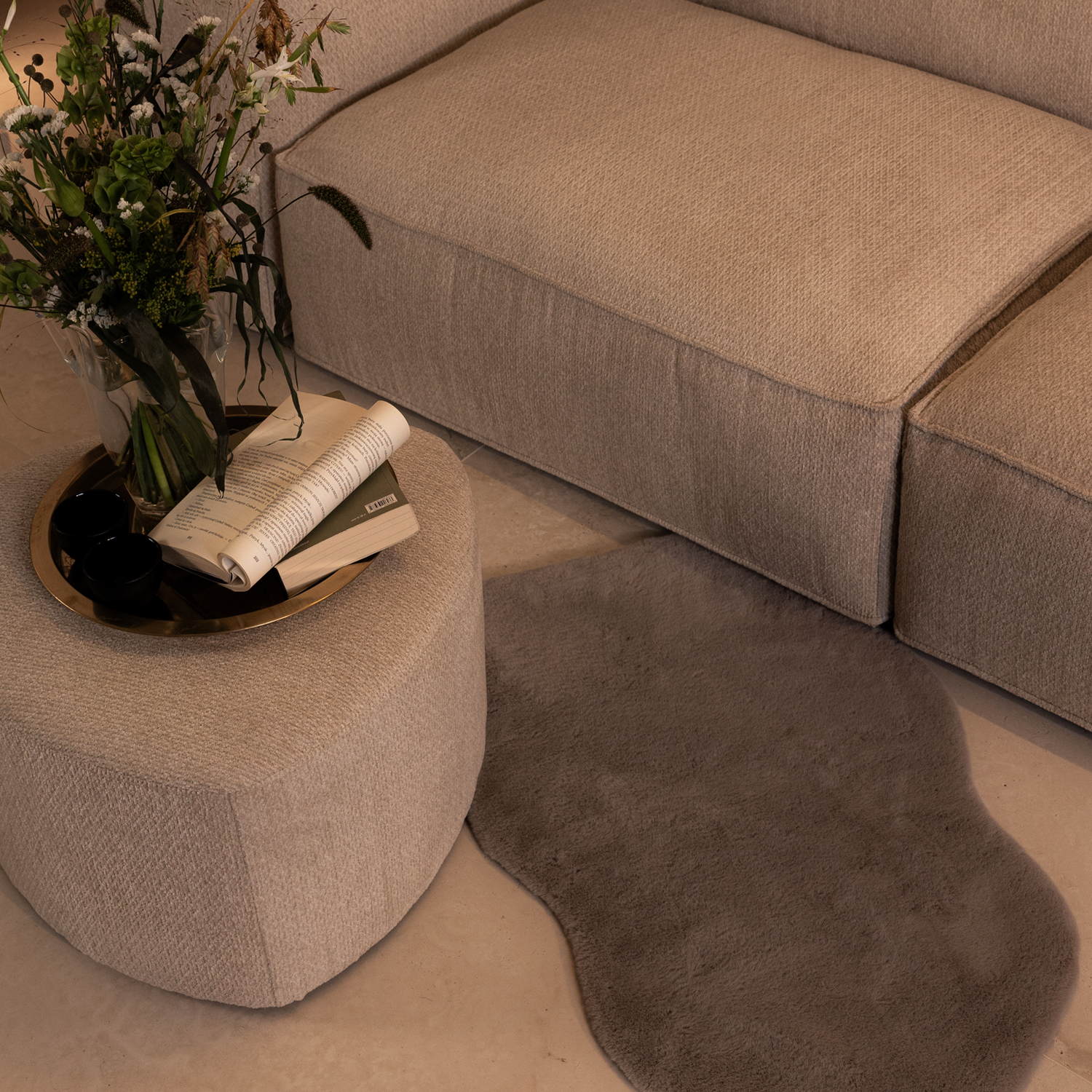 Merlot Leżanka 1-osobowa Wysoki podłokietnik