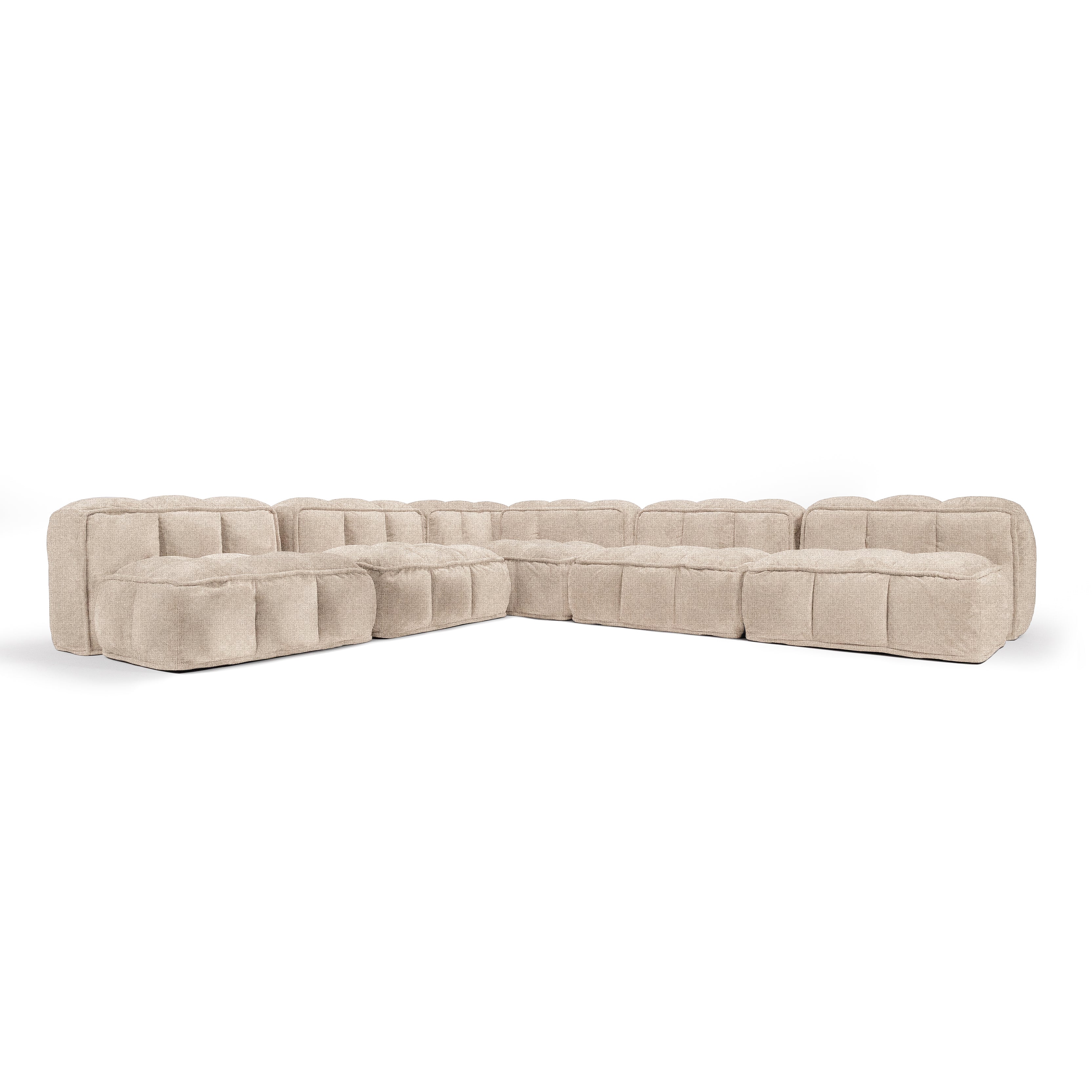 L-Corner Sofa | 5 Seater