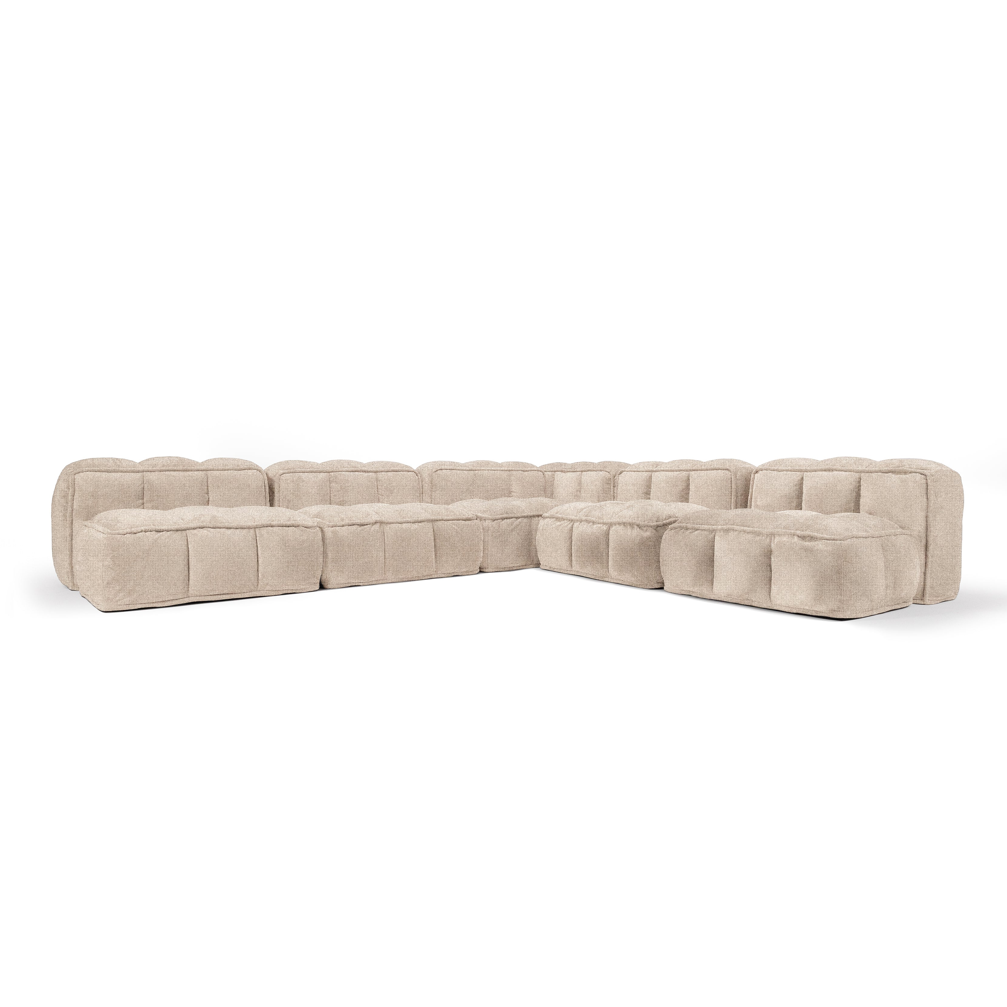 L-Corner Sofa | 5 Seater