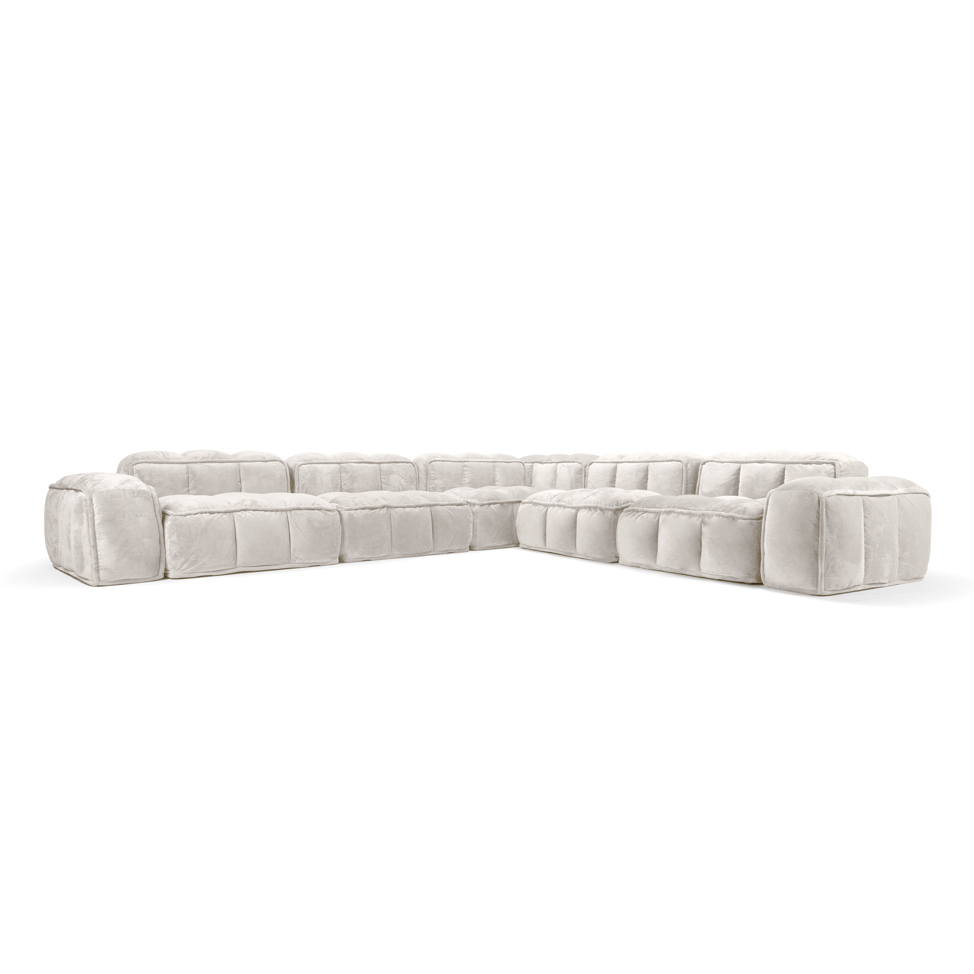 L-Corner Sofa | 5 Seater | Arms Low