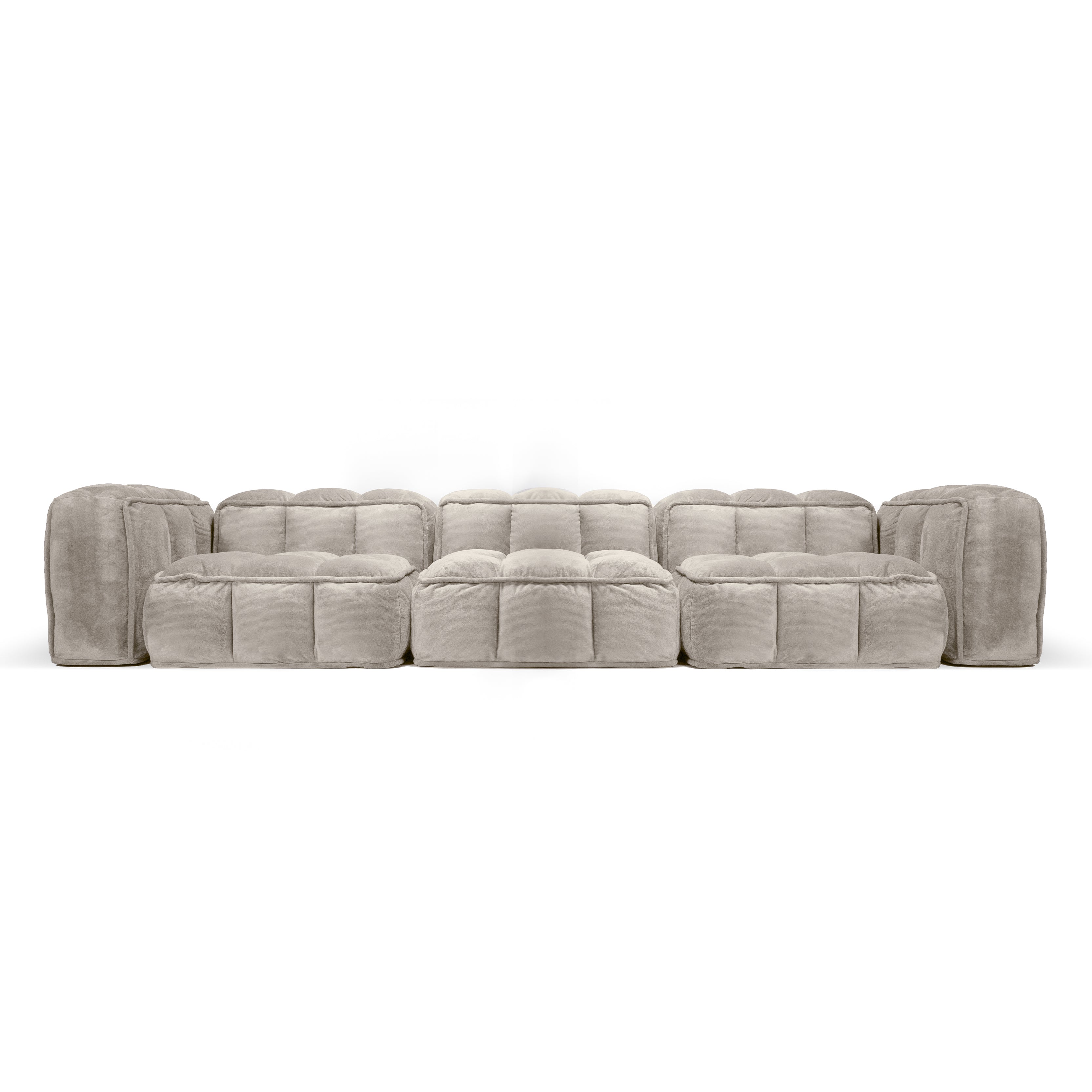 Malbec Modular Sofa 4 Seater High armrests