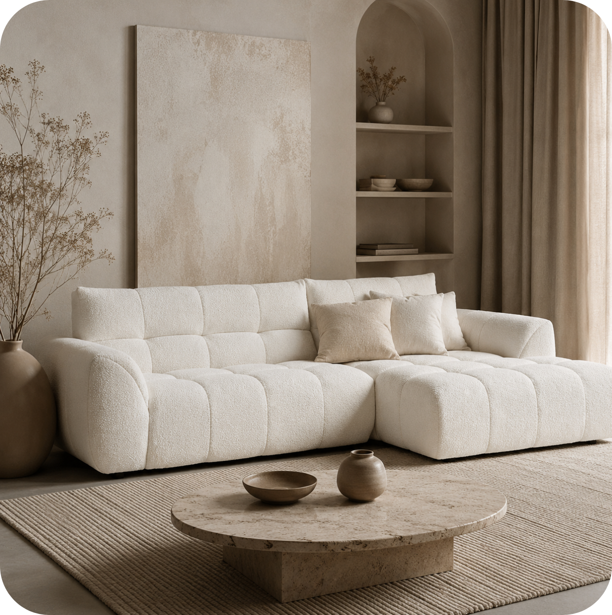 ASTI Corner Sofa 3-Seater