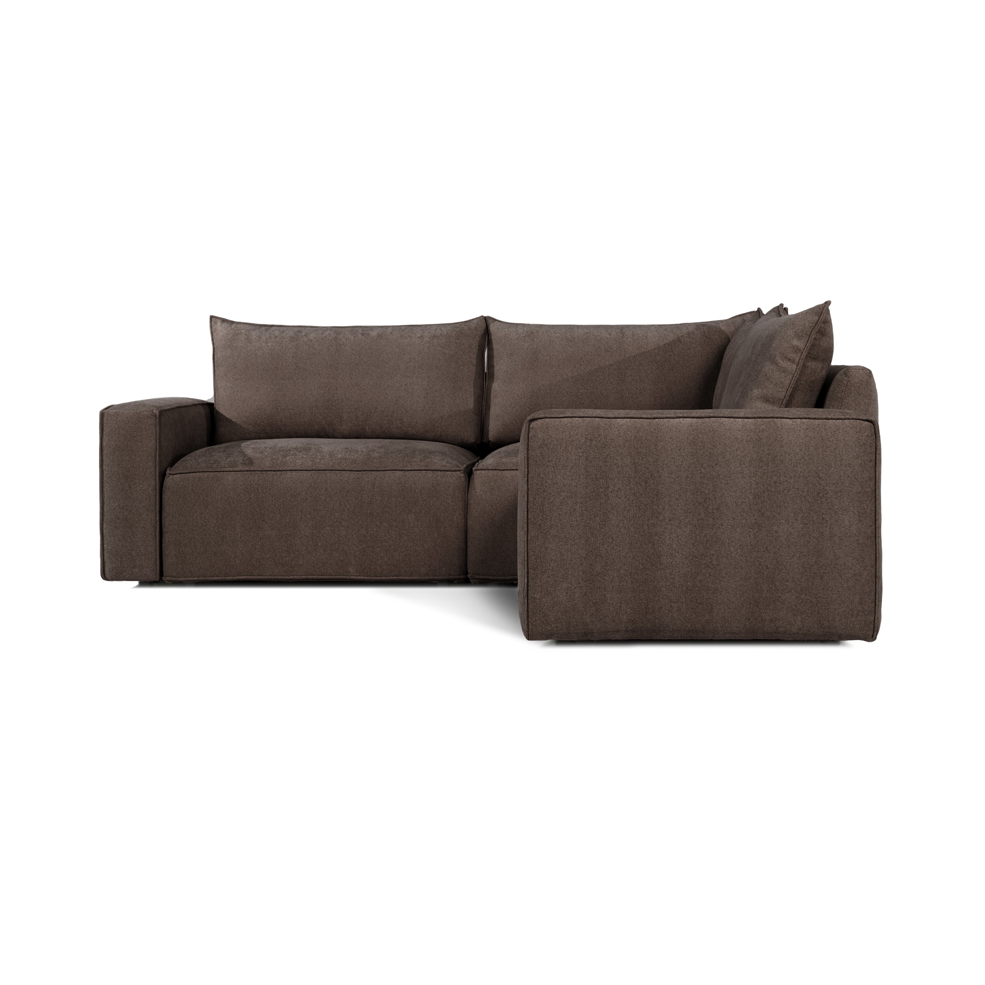 BAROLO Narożnik 3-osobowy Niskie podłokietniki