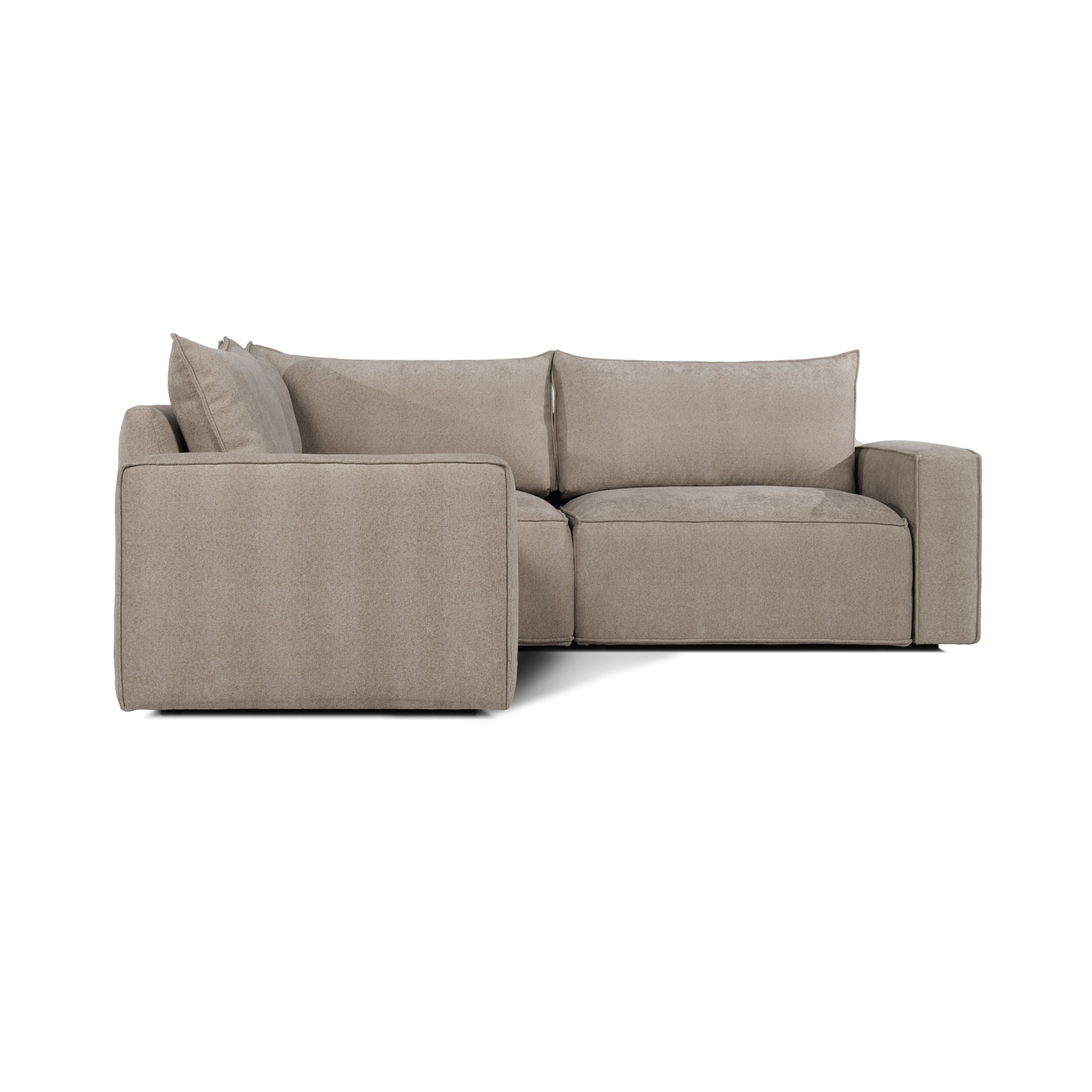 BAROLO Narożnik 3-osobowy Niskie podłokietniki