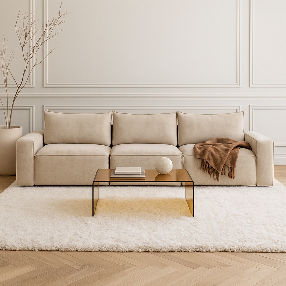 Sofa BAROLO | 3-osobowa | Niskie podłokietniki